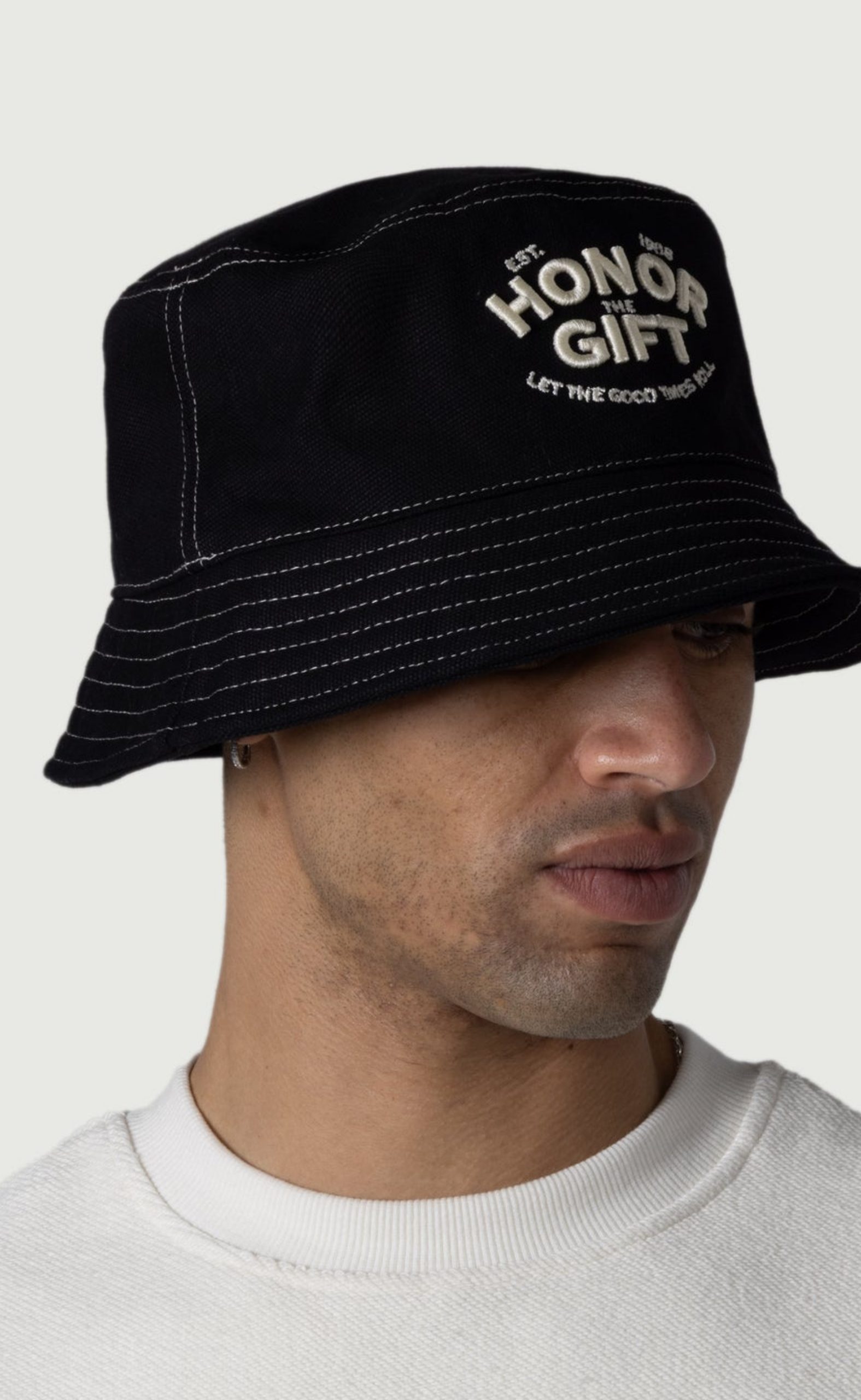 B-SUMMER EST 1988 BUCKET BLACK HAT