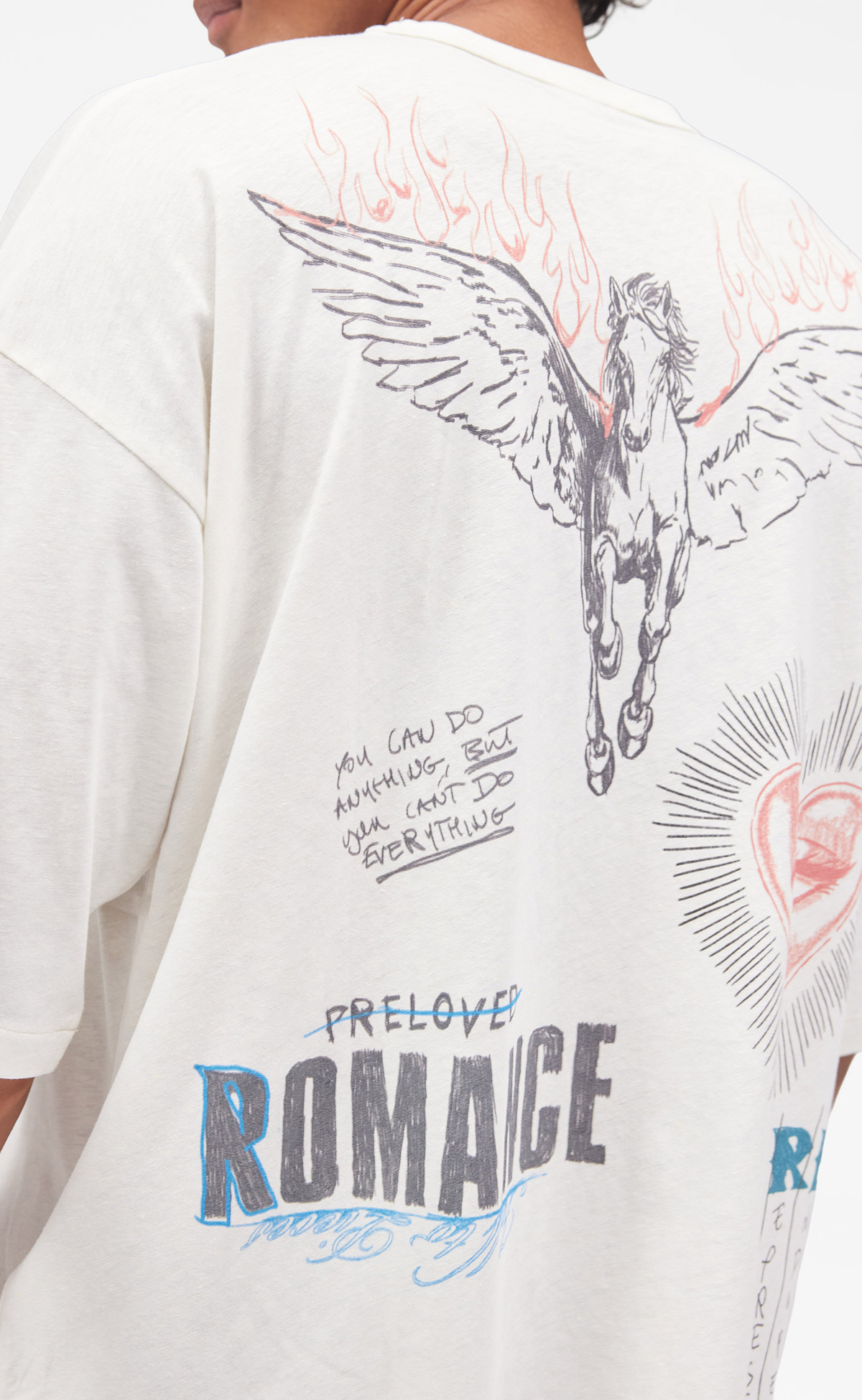 HEAVIER THAN THE HEAVENS ANTIQUE WHITE T-SHIRT