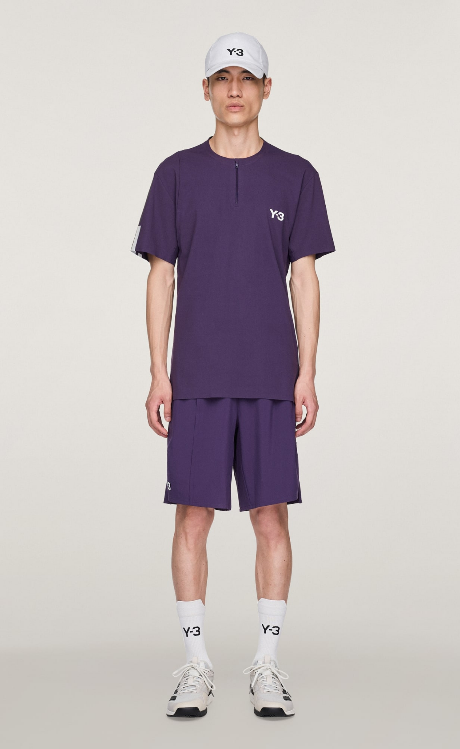 Y-3 TENNIS PRO ERGO PURPLE SHORTS