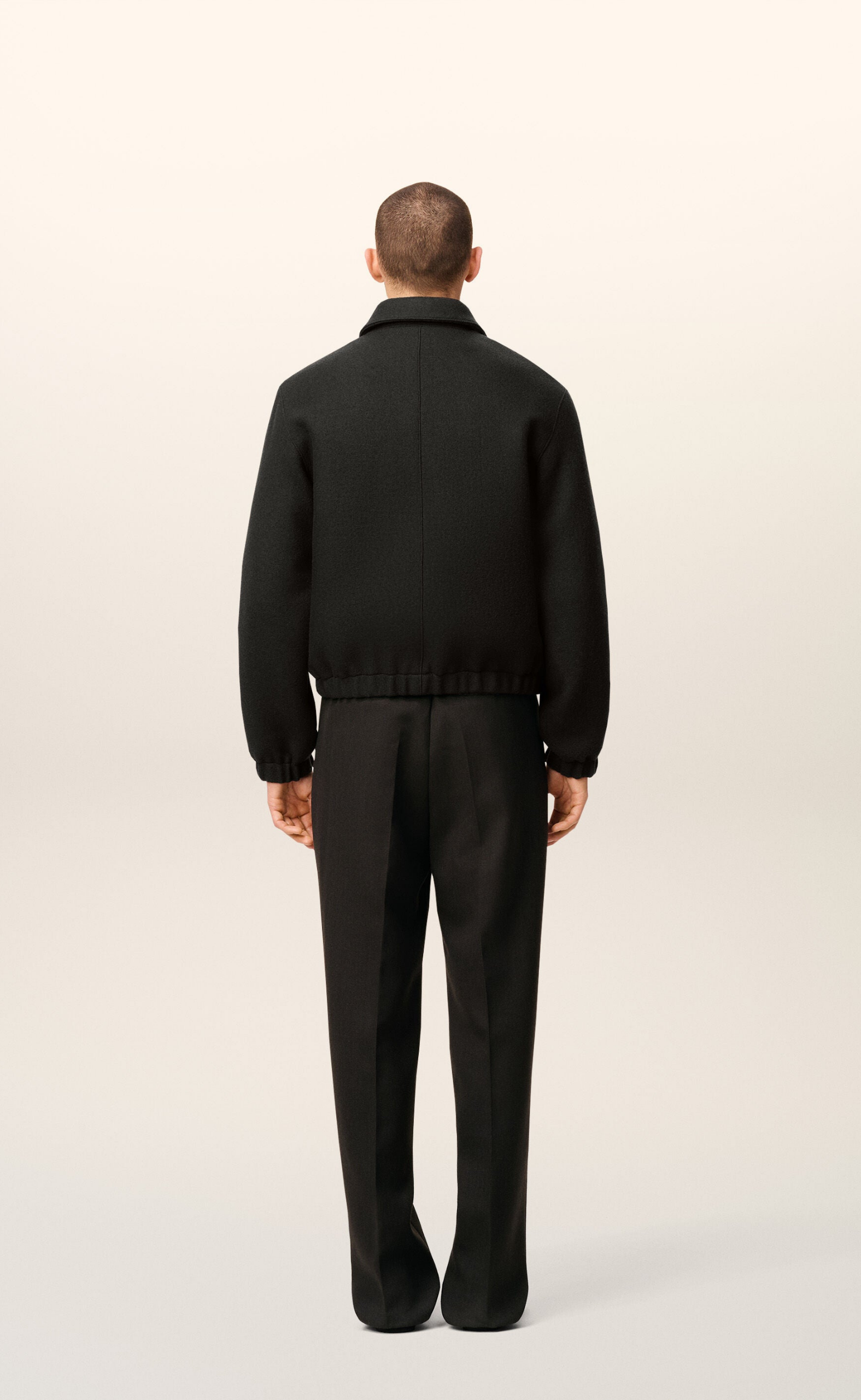 ADC GABARDINE ZIPPED ANTHRACITE JACKET