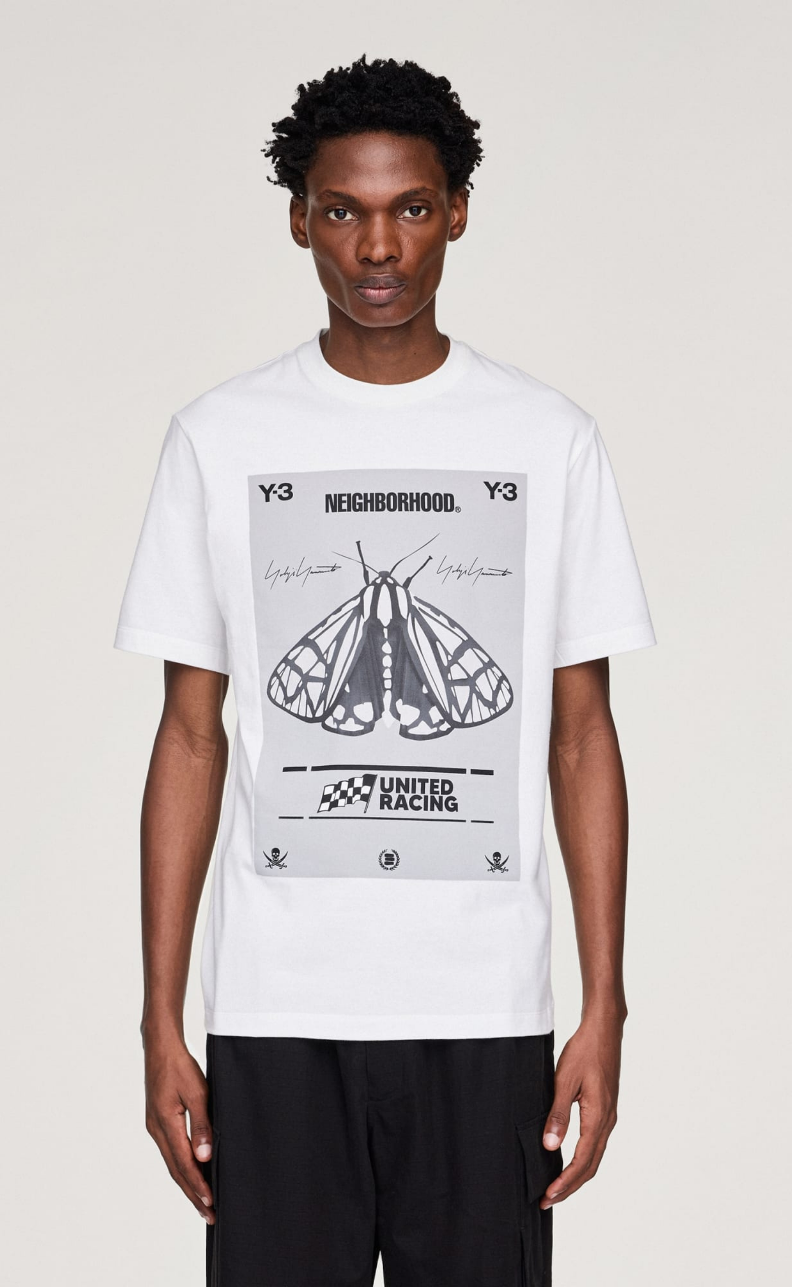 Y-3 NBHD GRAPHIC WHITE T-SHIRT