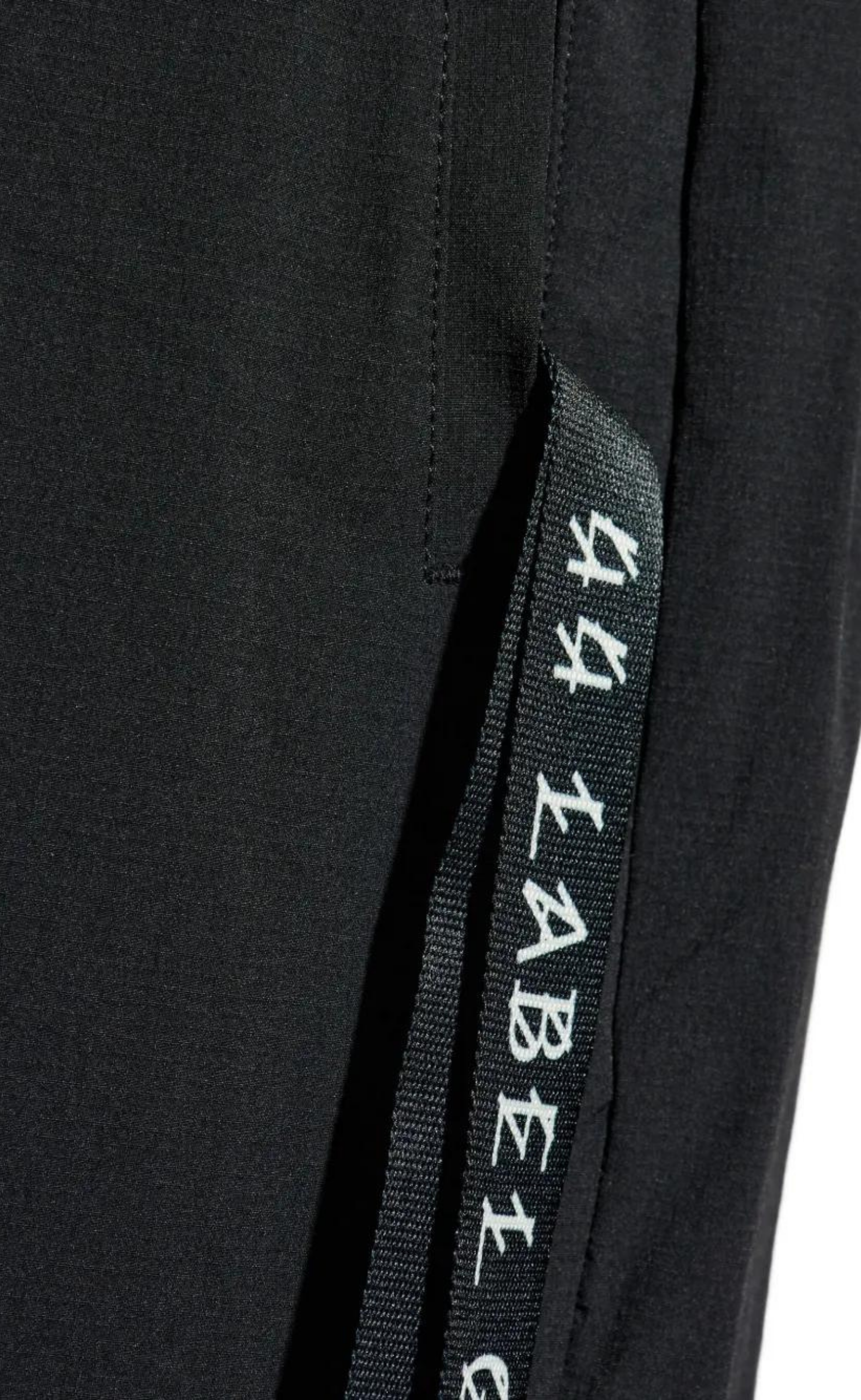 ID DRAWSTRING BLACK SWEATPANTS