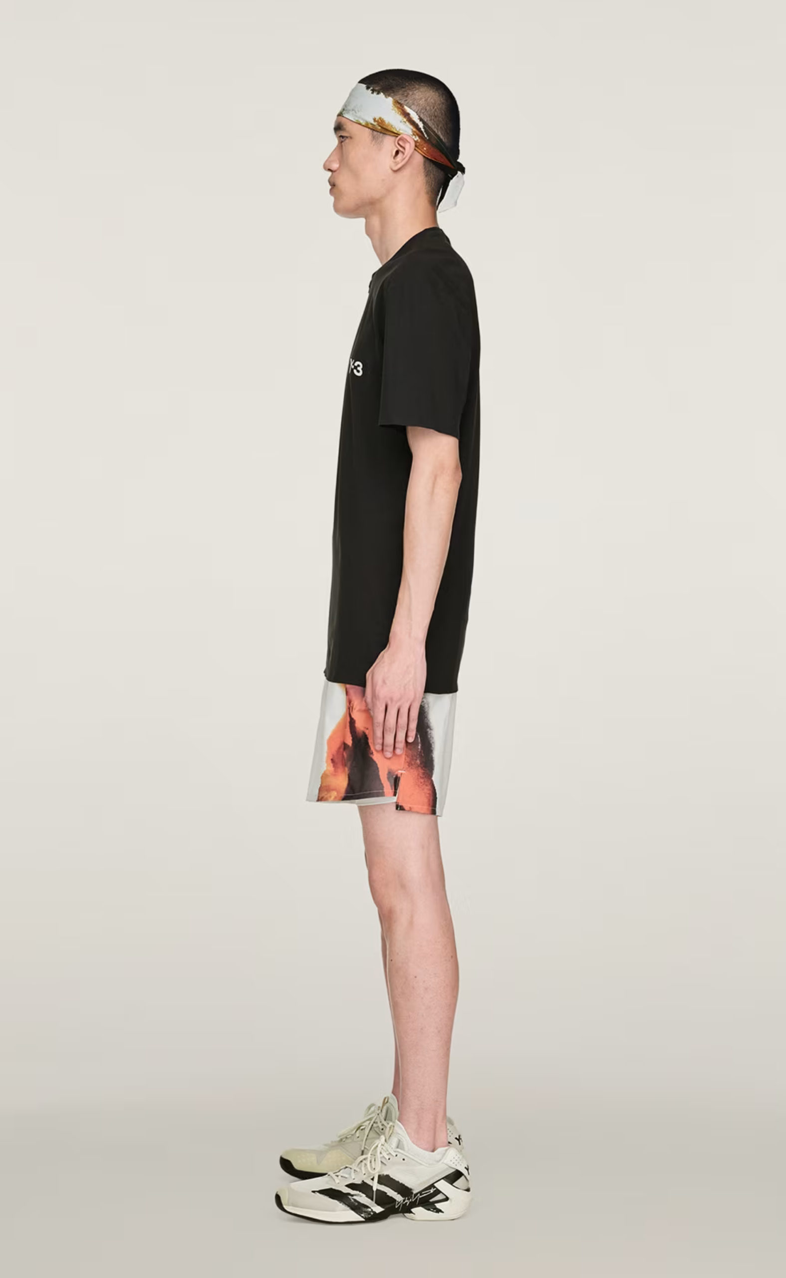 Y-3 TENNIS BLACK SHORTS