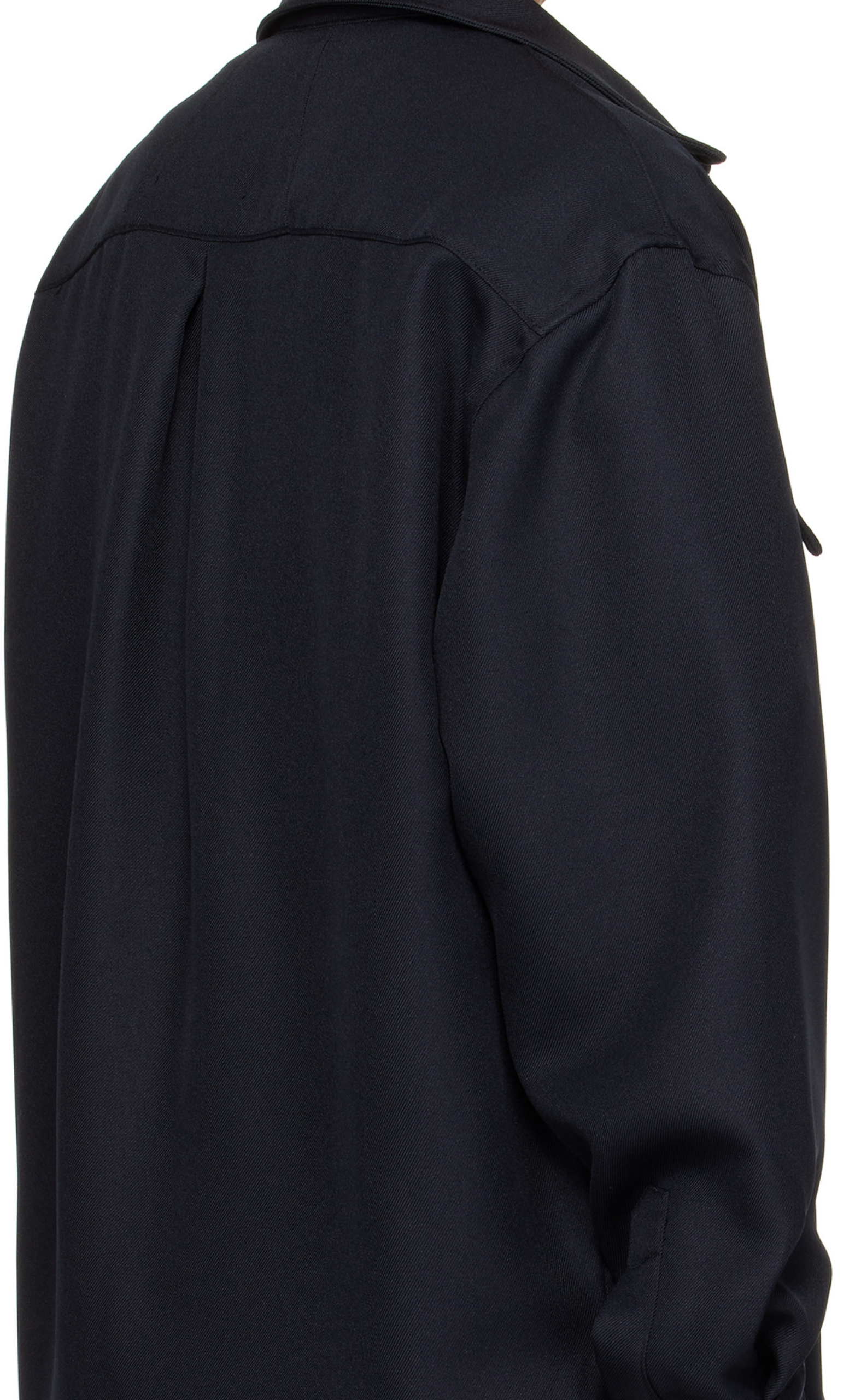 BOXY WORK BLACK SHIRT
