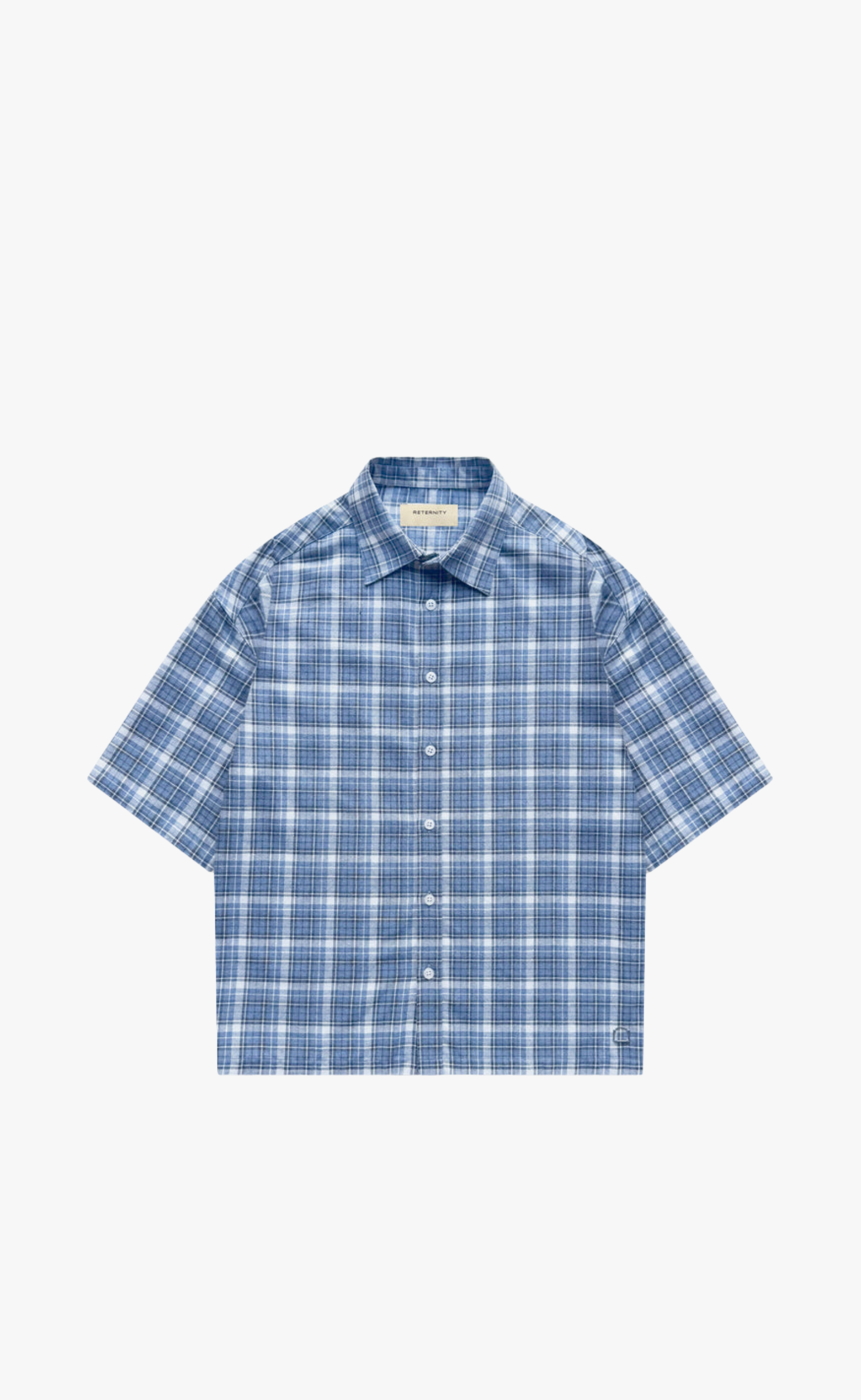 L ARTISAN FLANNEL BLUE SHIRT