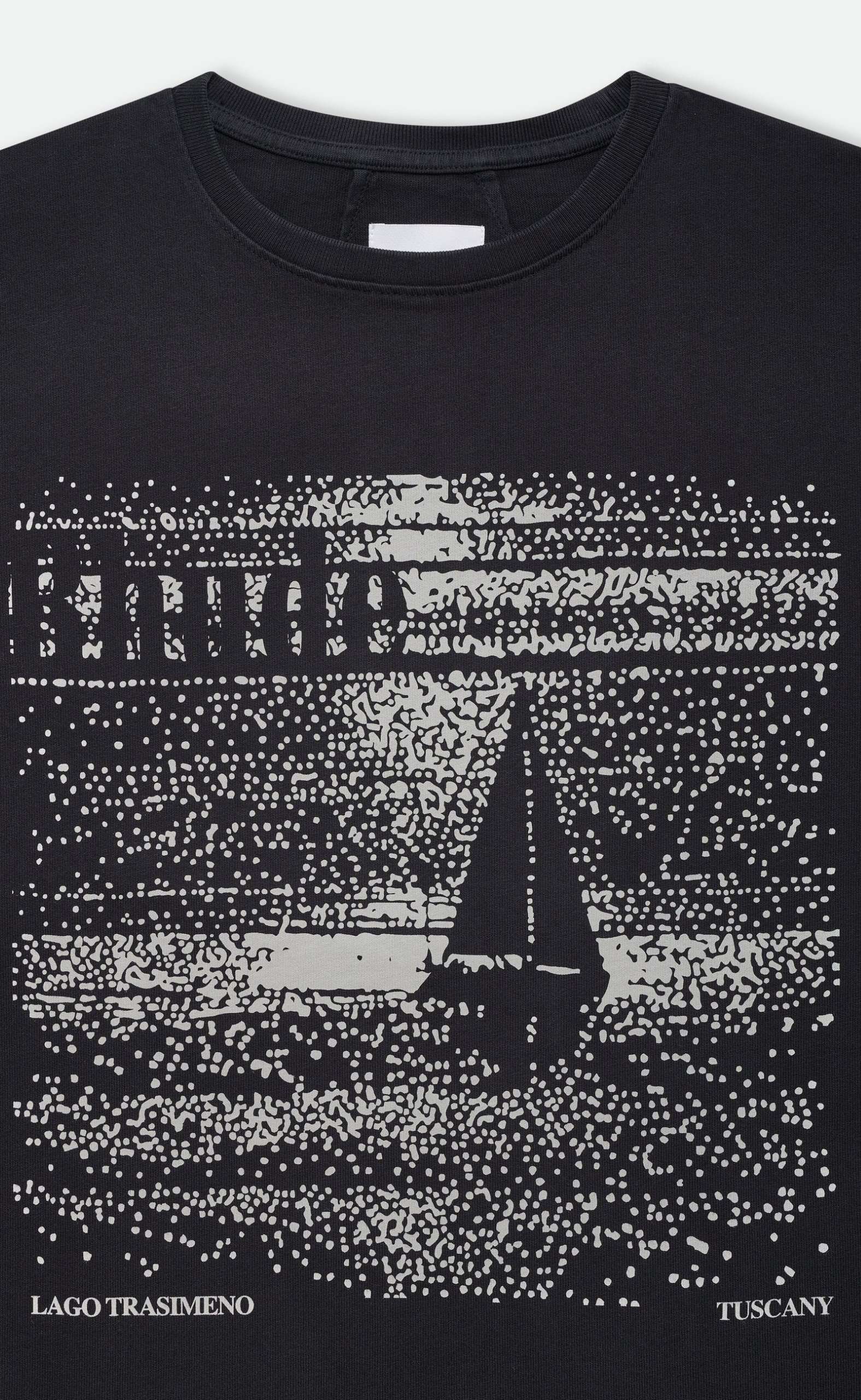 LAGO TRASIMENO BLACK T-SHIRT