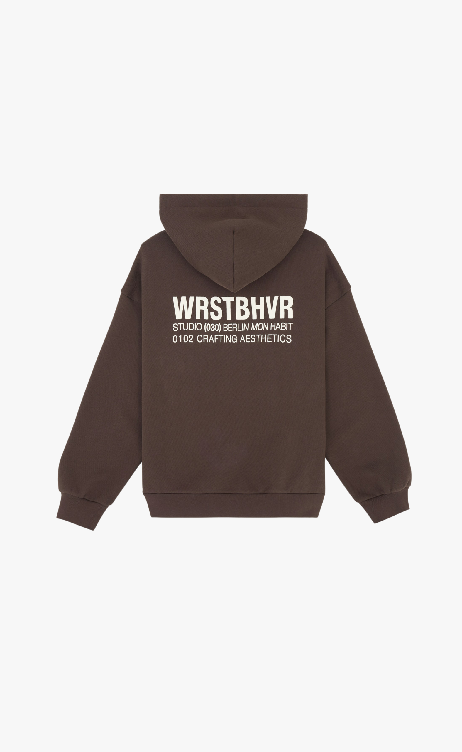 STUDIO V12 CHOCOLATE BROWN HOODIE