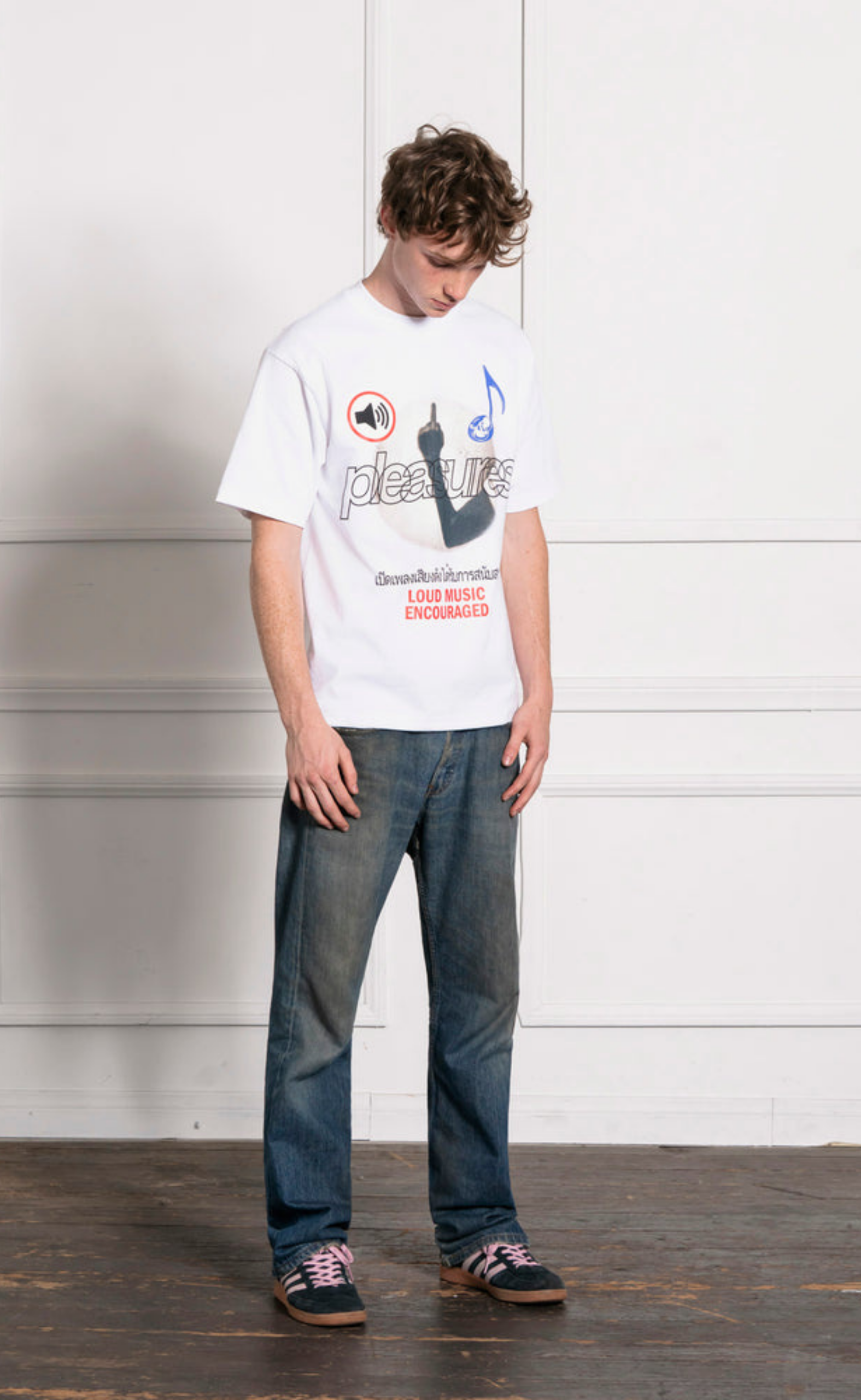 LOUD MUSIC WHITE T-SHIRT