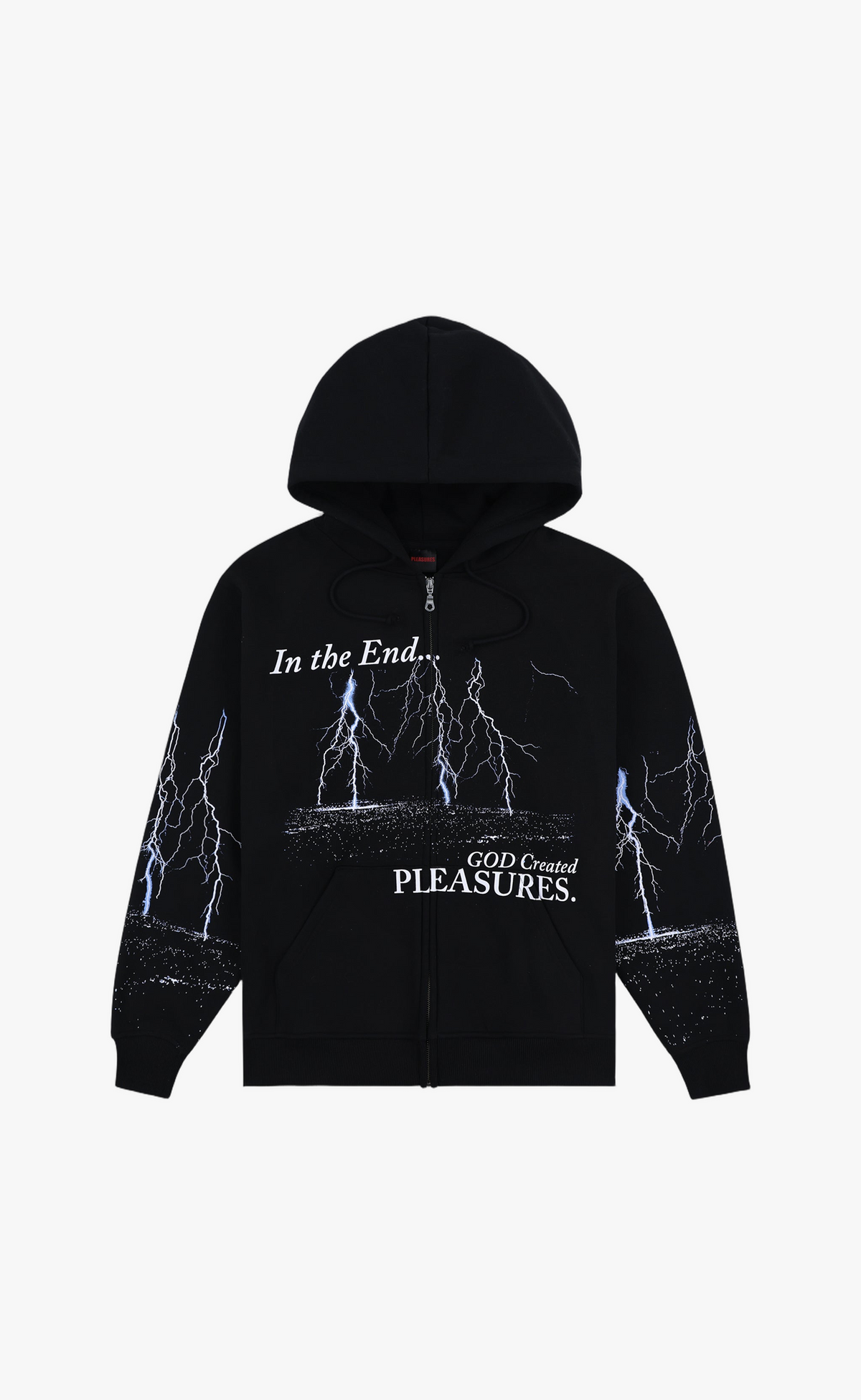 END TIMES ZIP BLACK HOODIE
