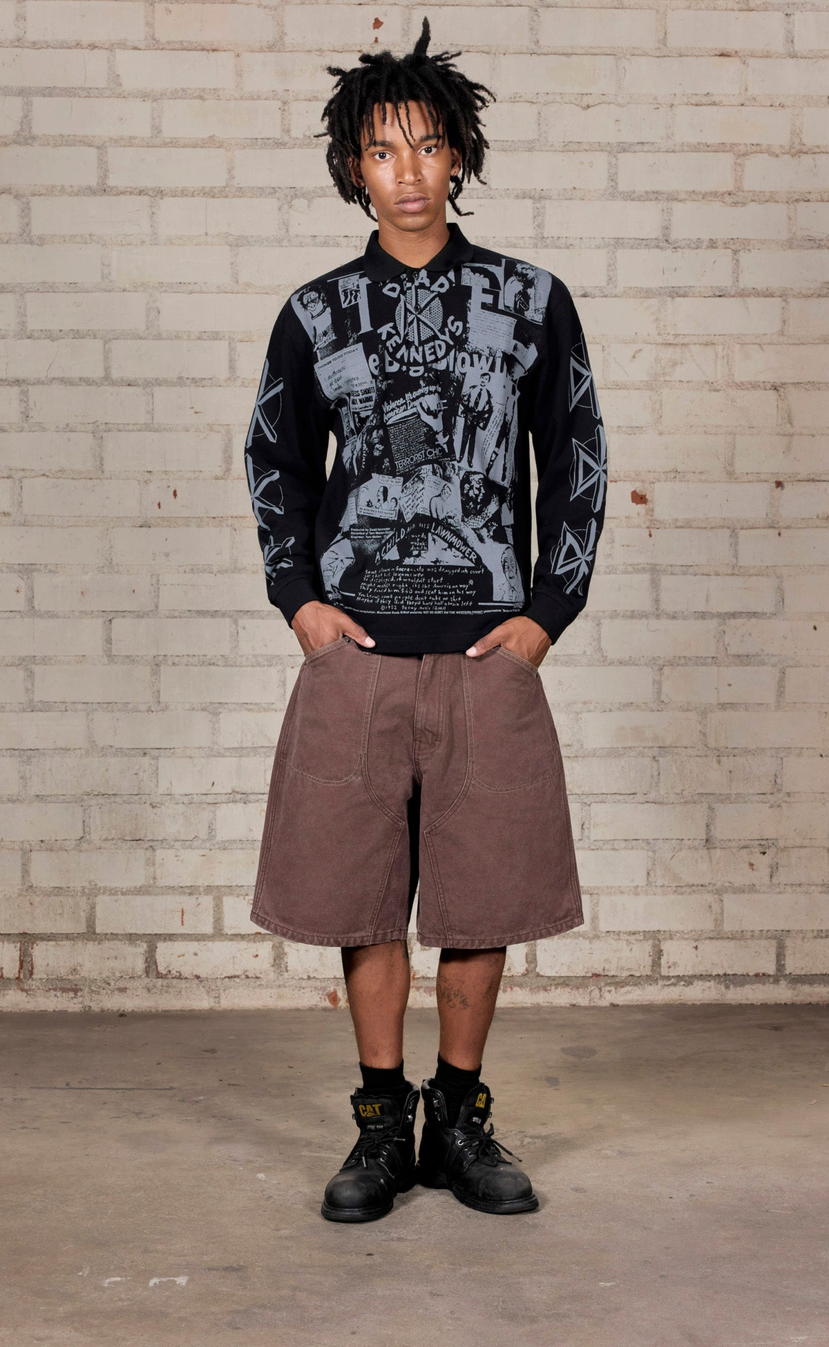 POSTER POLO BLACK CREWNECK