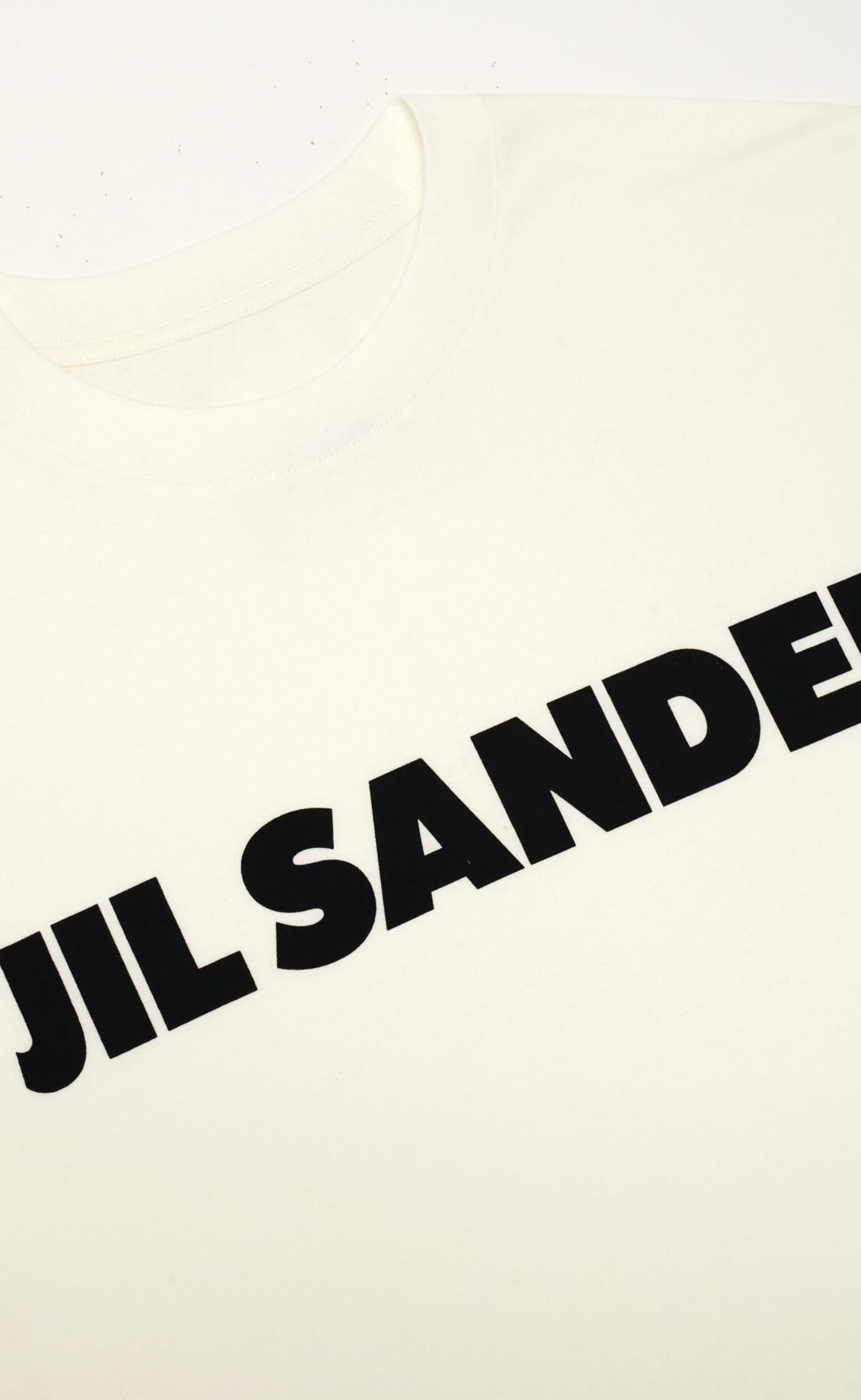 JIL SANDER PRINTED LOGO PORCELAIN T-SHIRT