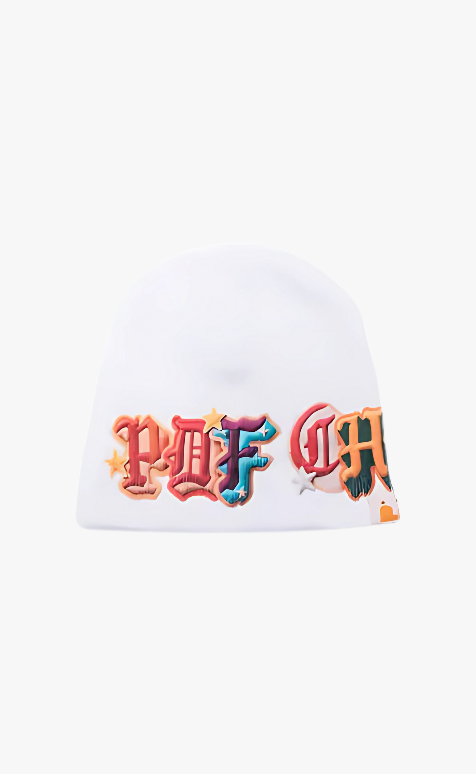CHANNEL WHITE BEANIE
