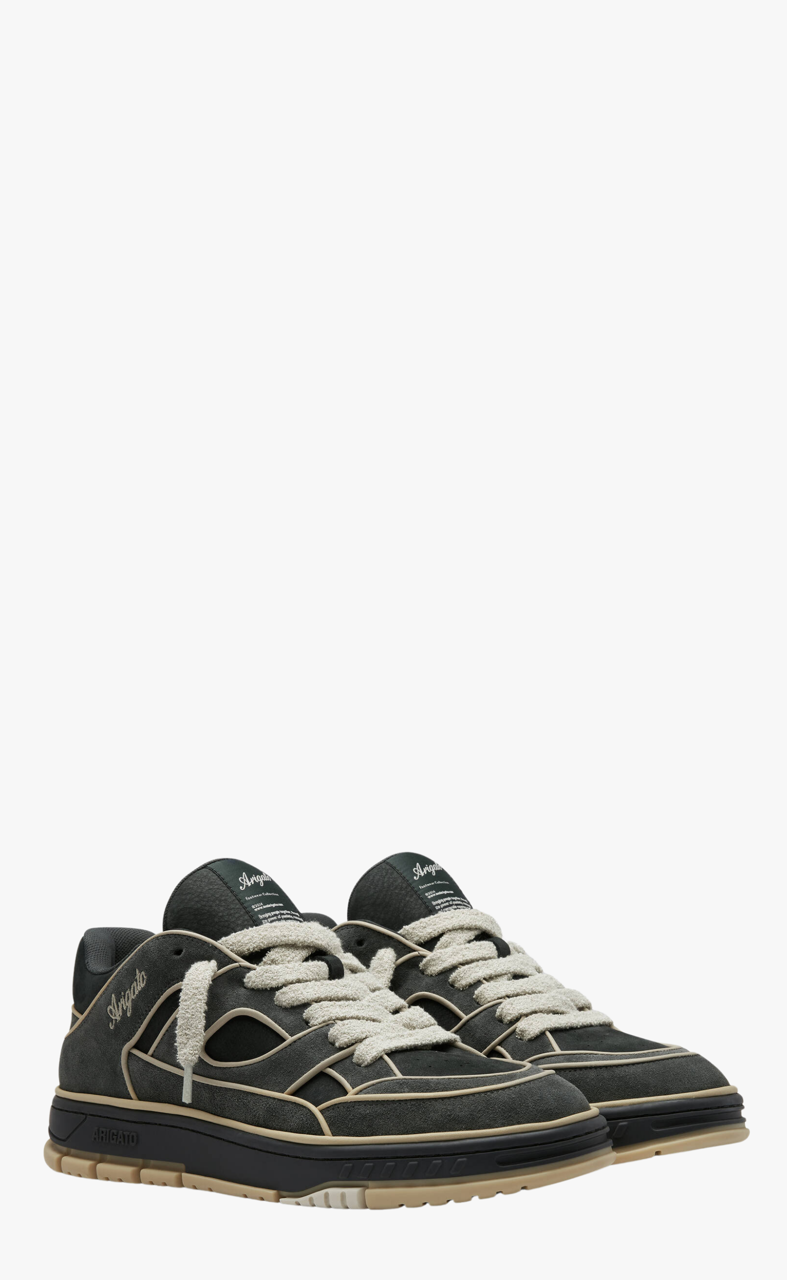 AREA LO PIPING BLACK BEIGE SNEAKER