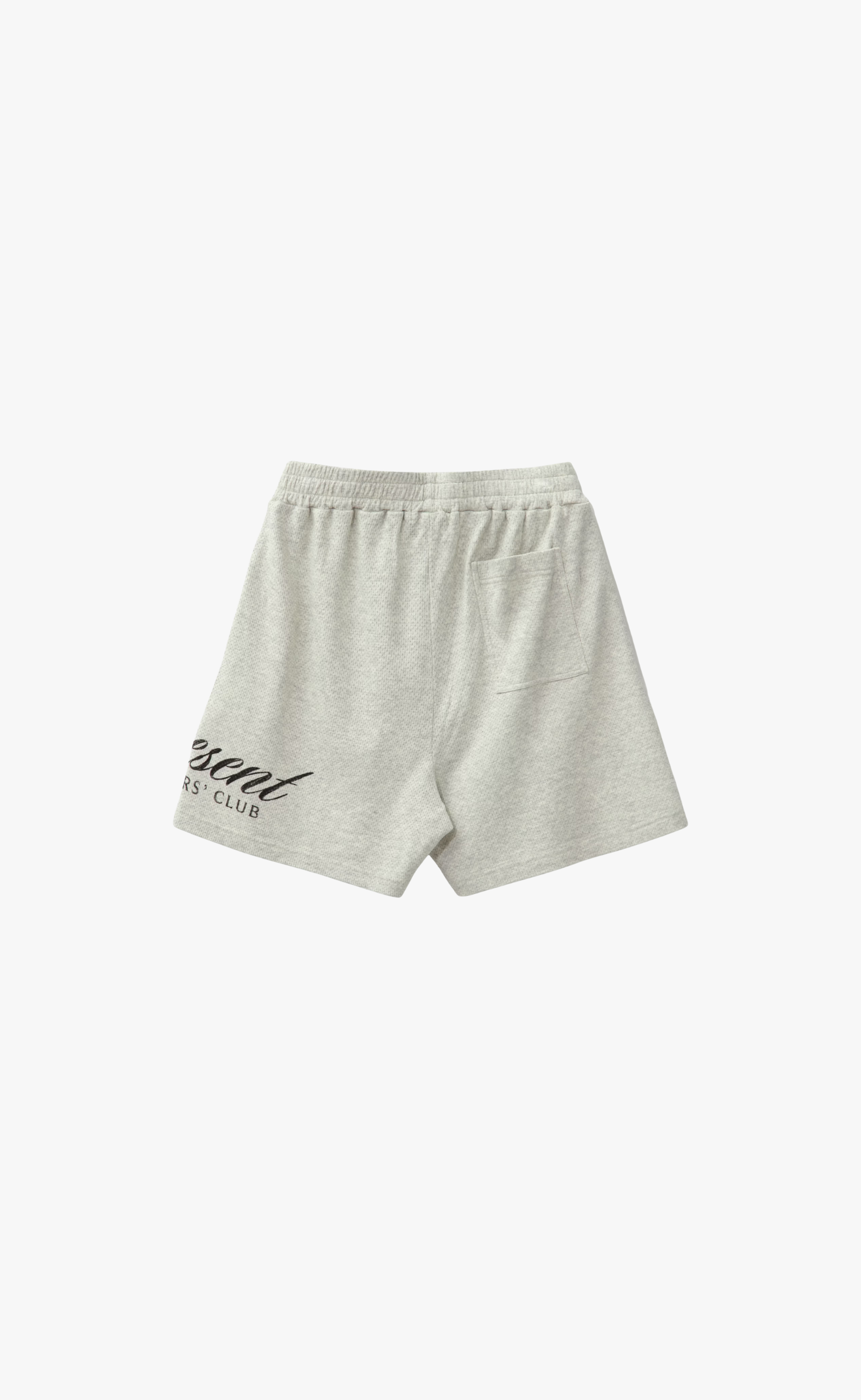 OWNERS CLUB SCRIPT MESH CREAM MARL SHORTS