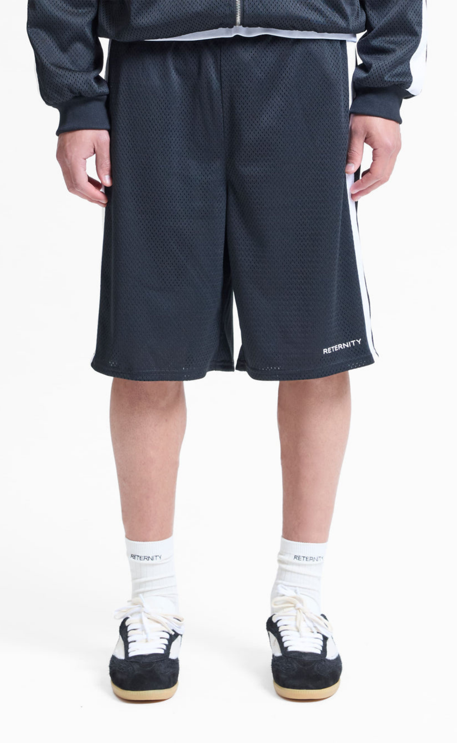 RETERNITY MESH BLACK SHORTS