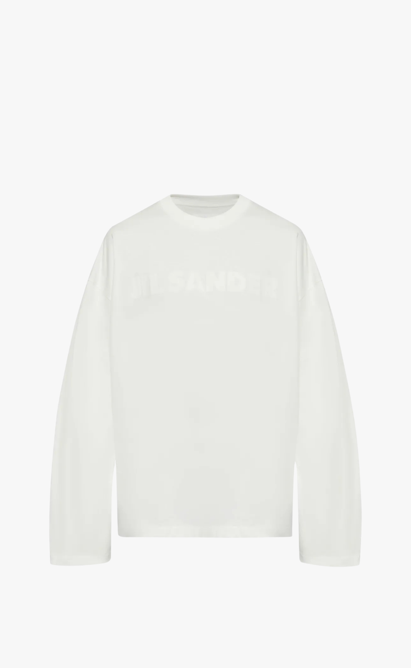 JIL SANDER PRINTED TONAL LOGO PORCELAIN LONGSLEEVE