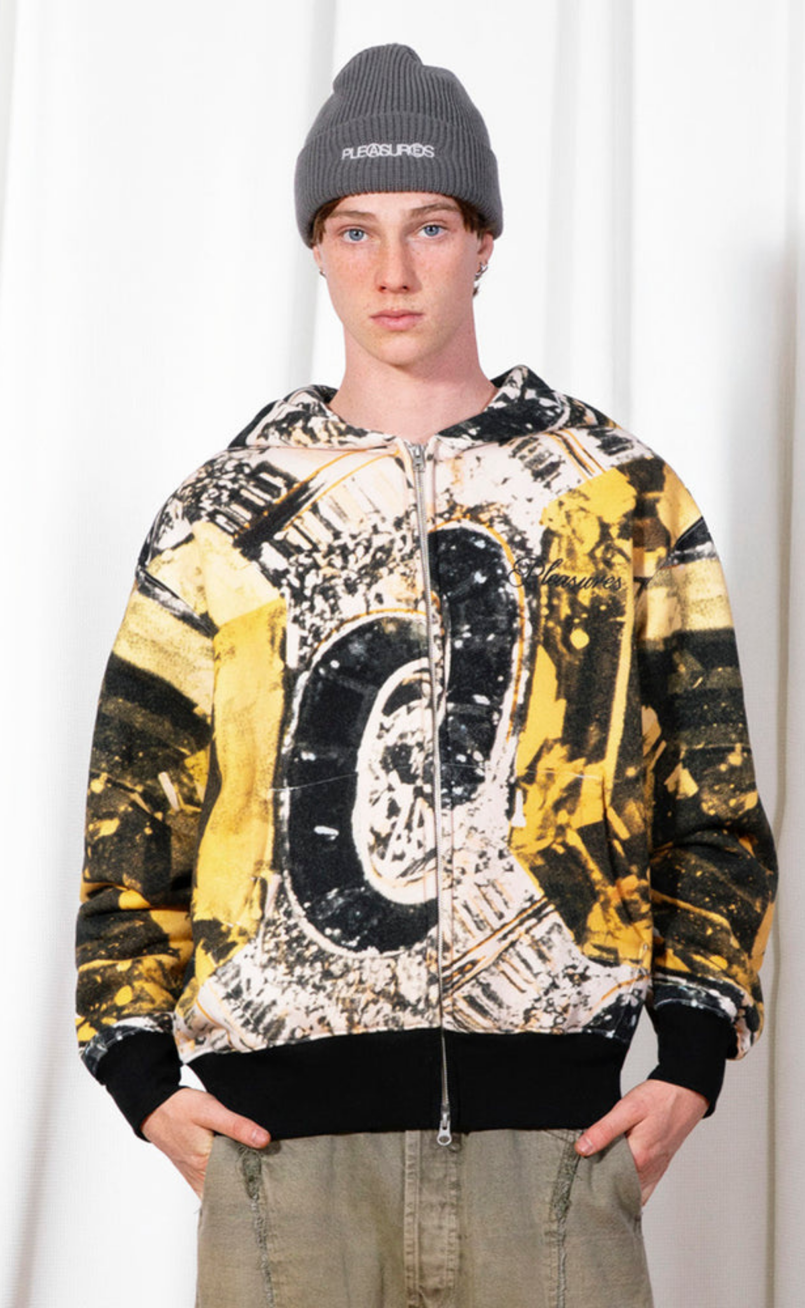 RADIANCE NATURAL ZIP HOODIE