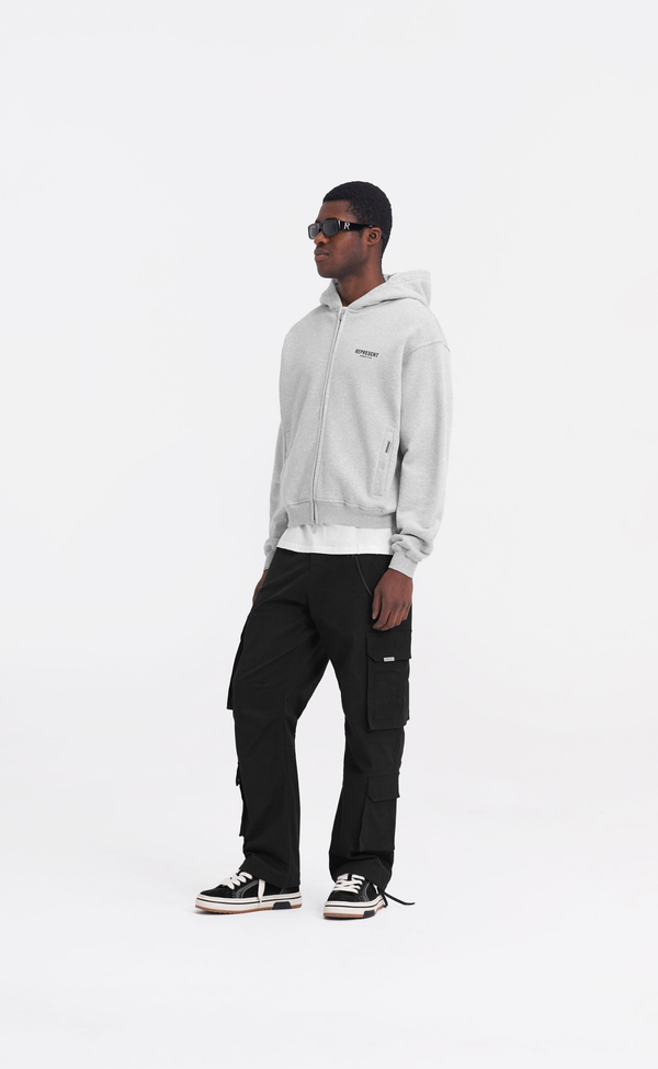 ASH GREY OWNERS CLUB ZIP HOODIE