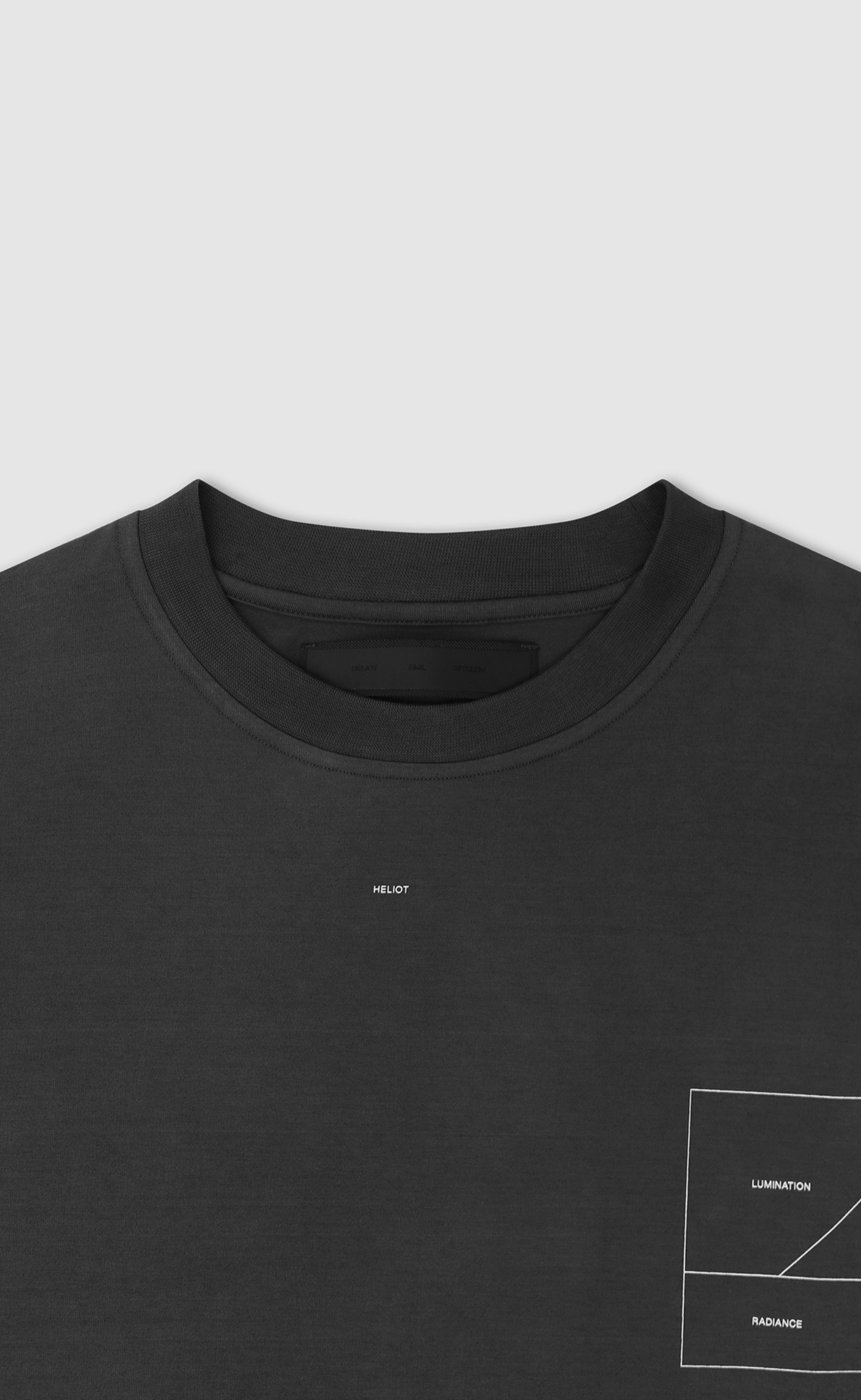 RETINA SLEEVES DARK GREY T-SHIRT