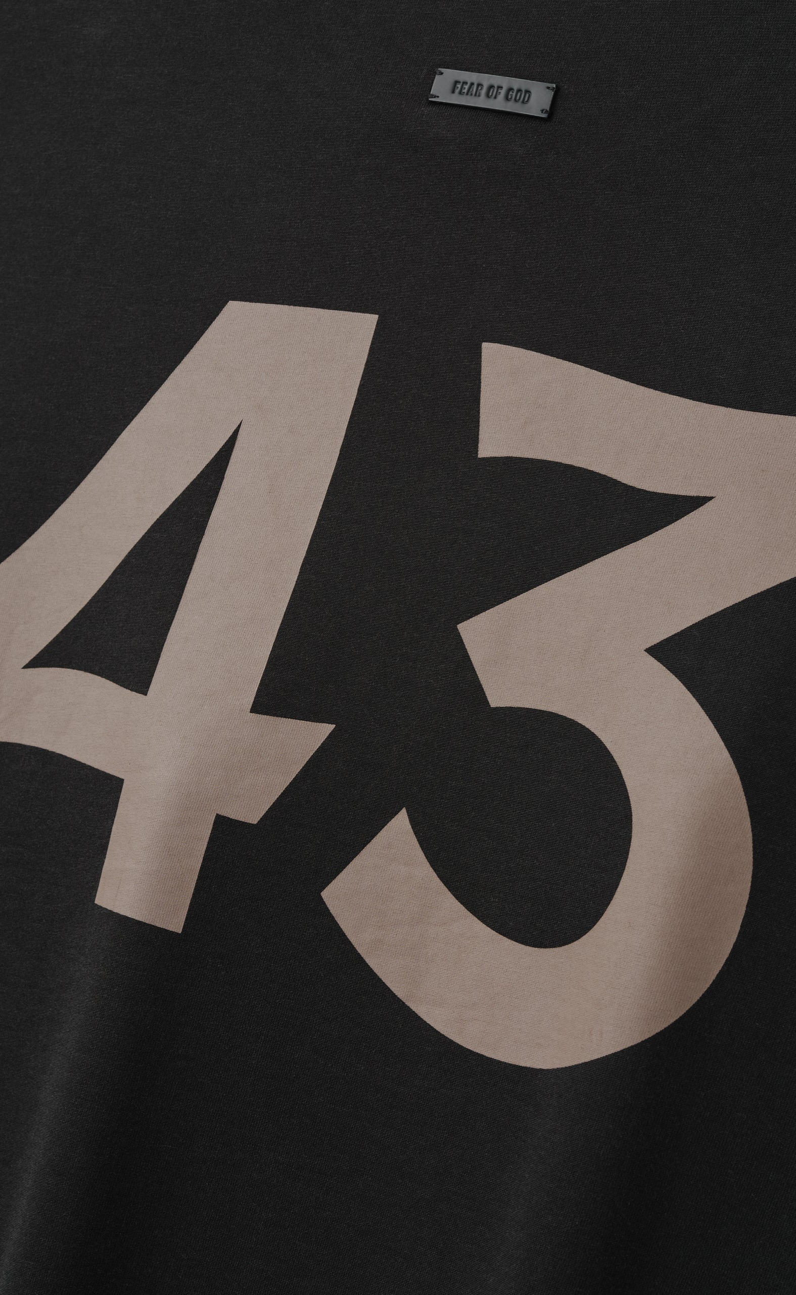 COTTON RAYON 43 BLACK T-SHIRT