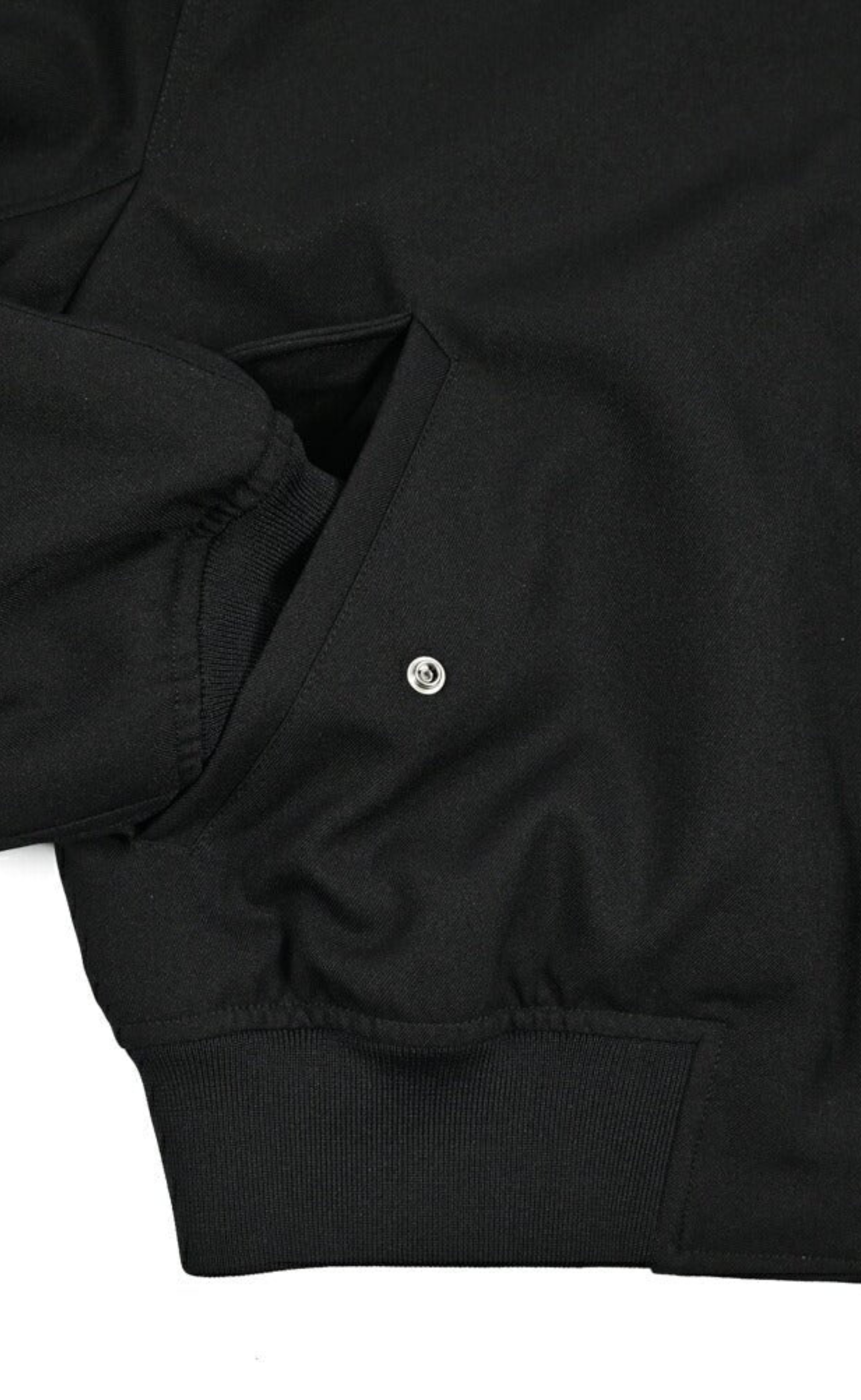 PADDED BOMBER BLACK JACKET