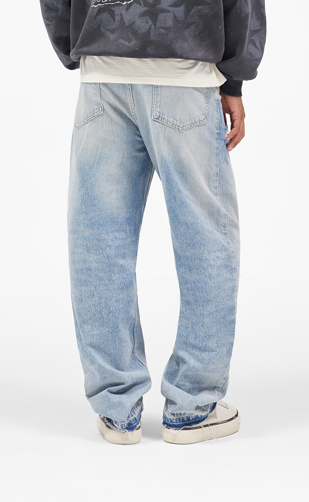 HEATON DENIM LIGHT VINTAGE BLUE JEANS