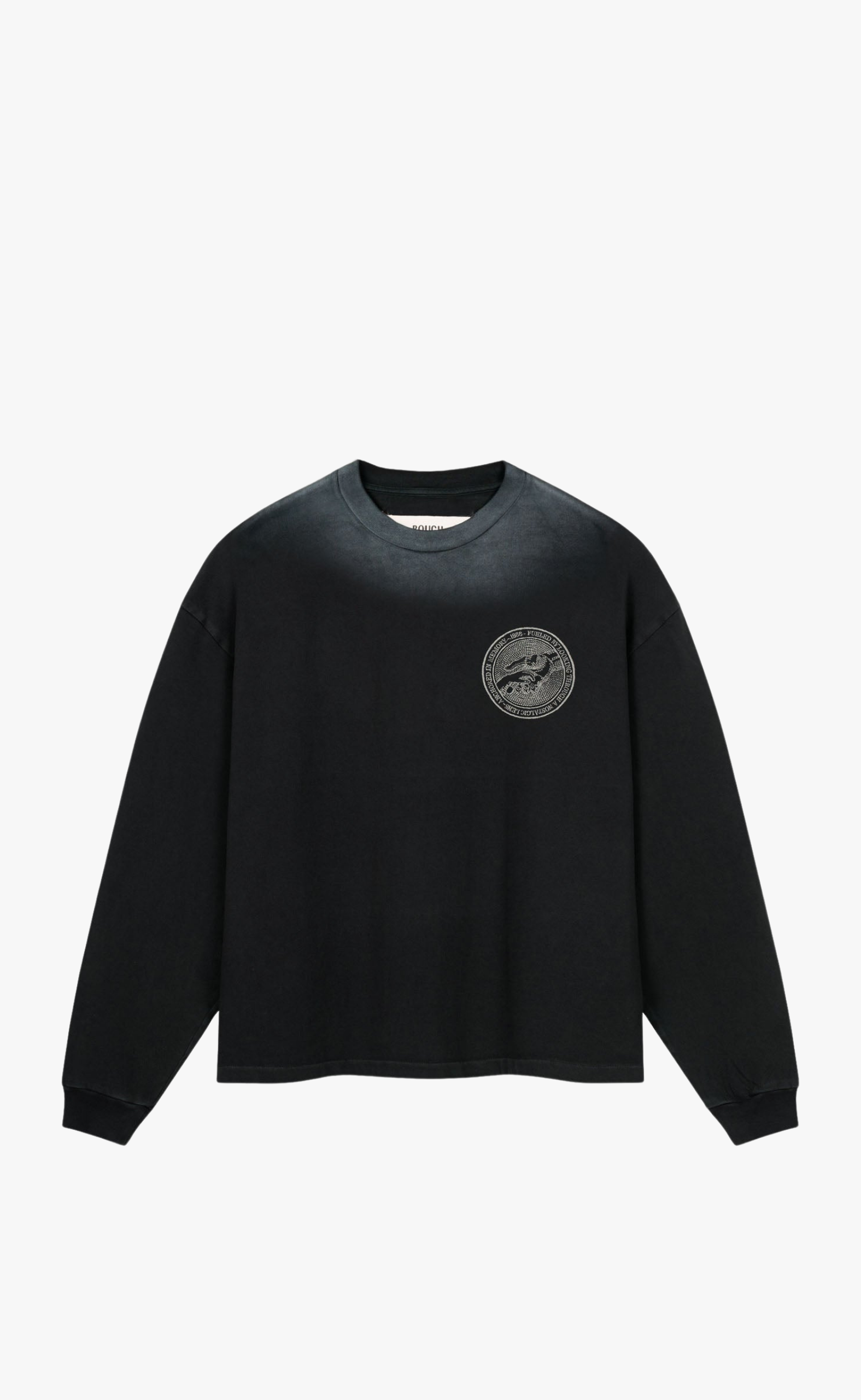 BOND EMBLEM BLACK WASHED LONGSLEEVE