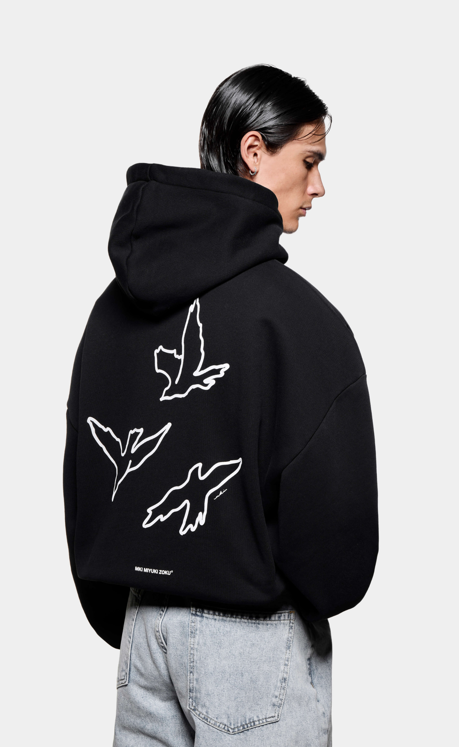 FLIGHT BLACK HOODIE