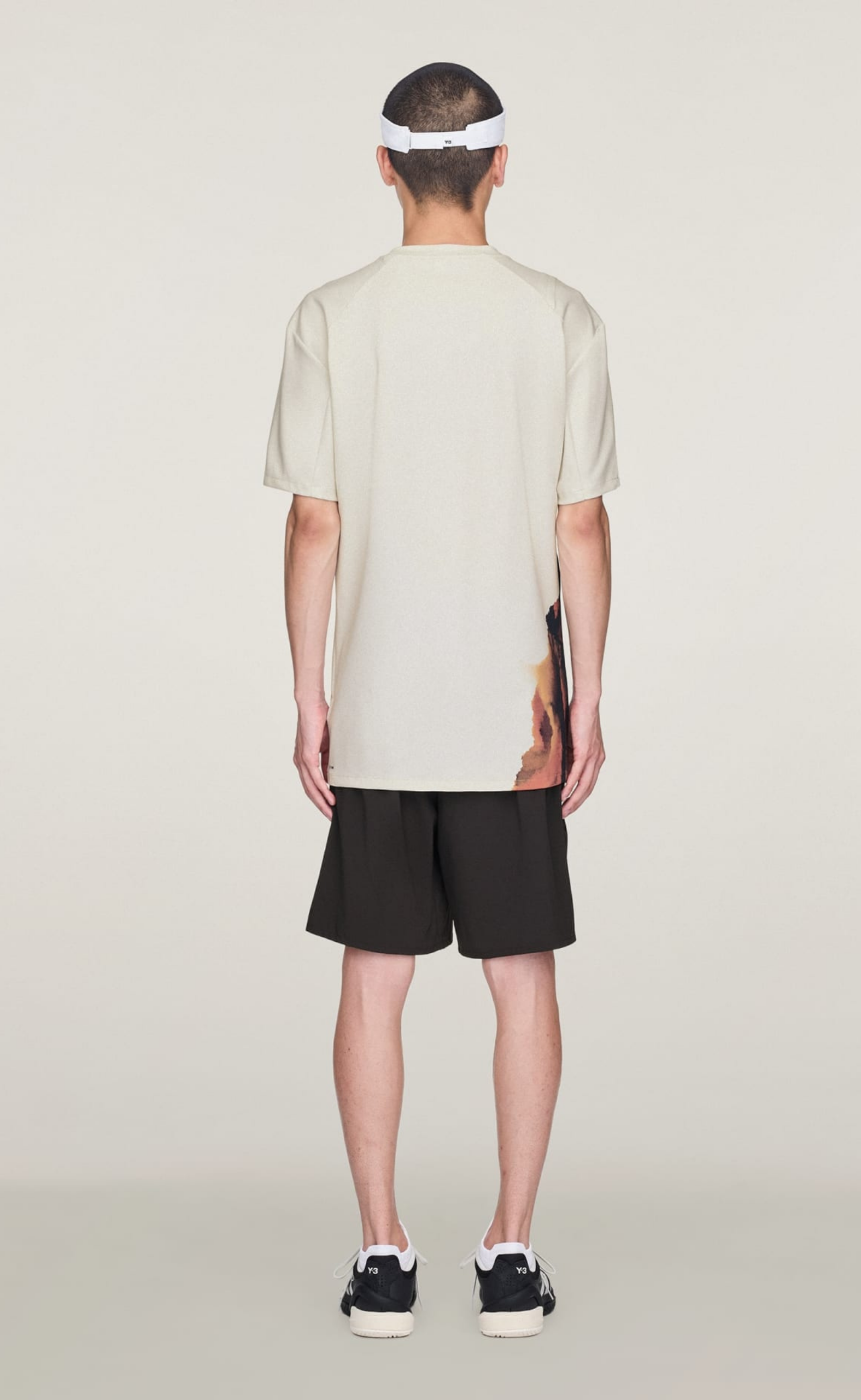 Y-3 TENNIS PRO FREELIFT GREY T-SHIRT