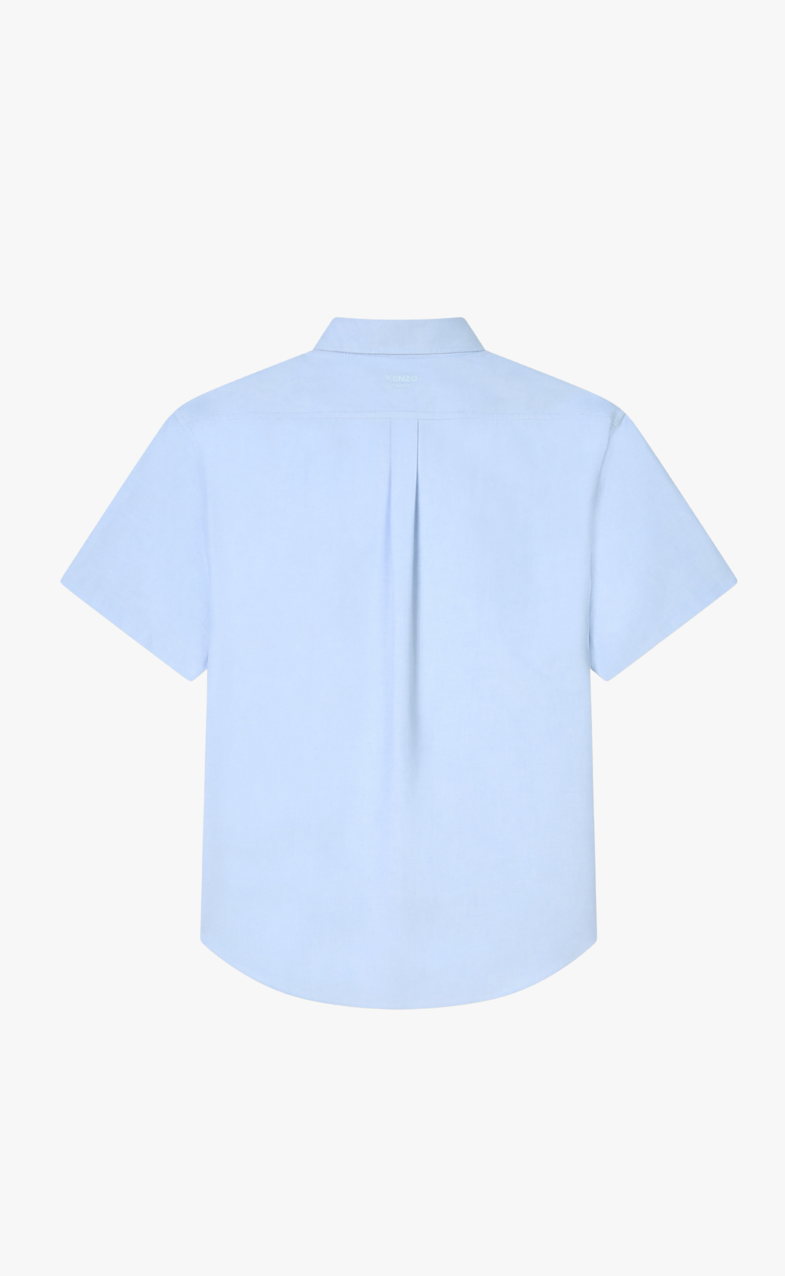 BOKE FLOWER CREST SHORT SLEEVE LIGHT BLUE SHIRT