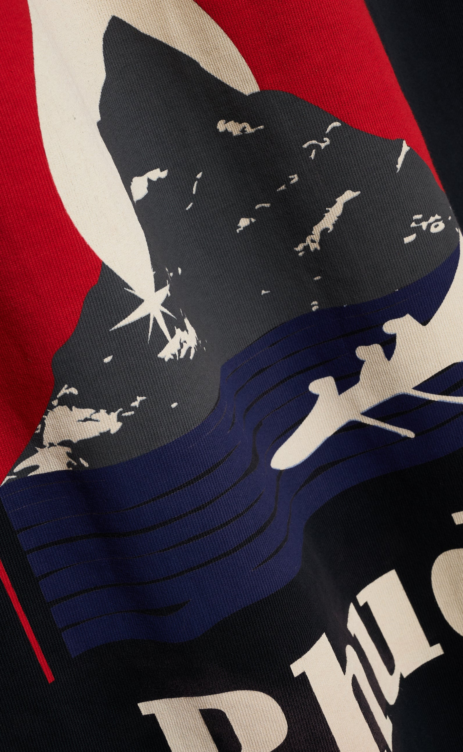 MOONLIGHT REGATTA VINTAGE BLACK T-SHIRT