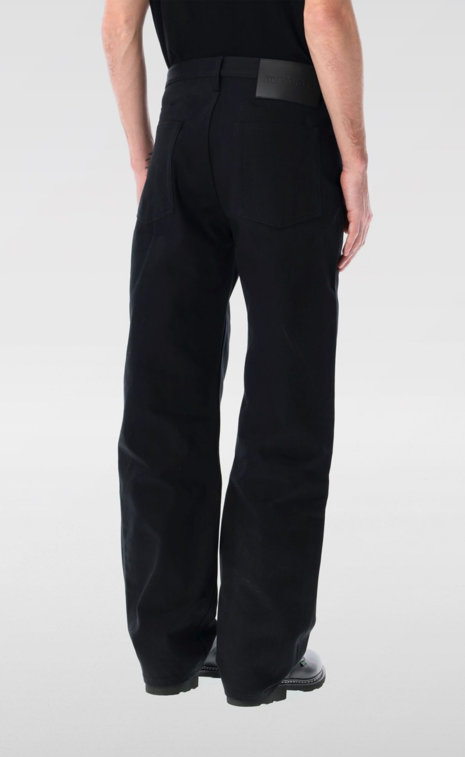 LOOSE DENIM JEANS BLACK