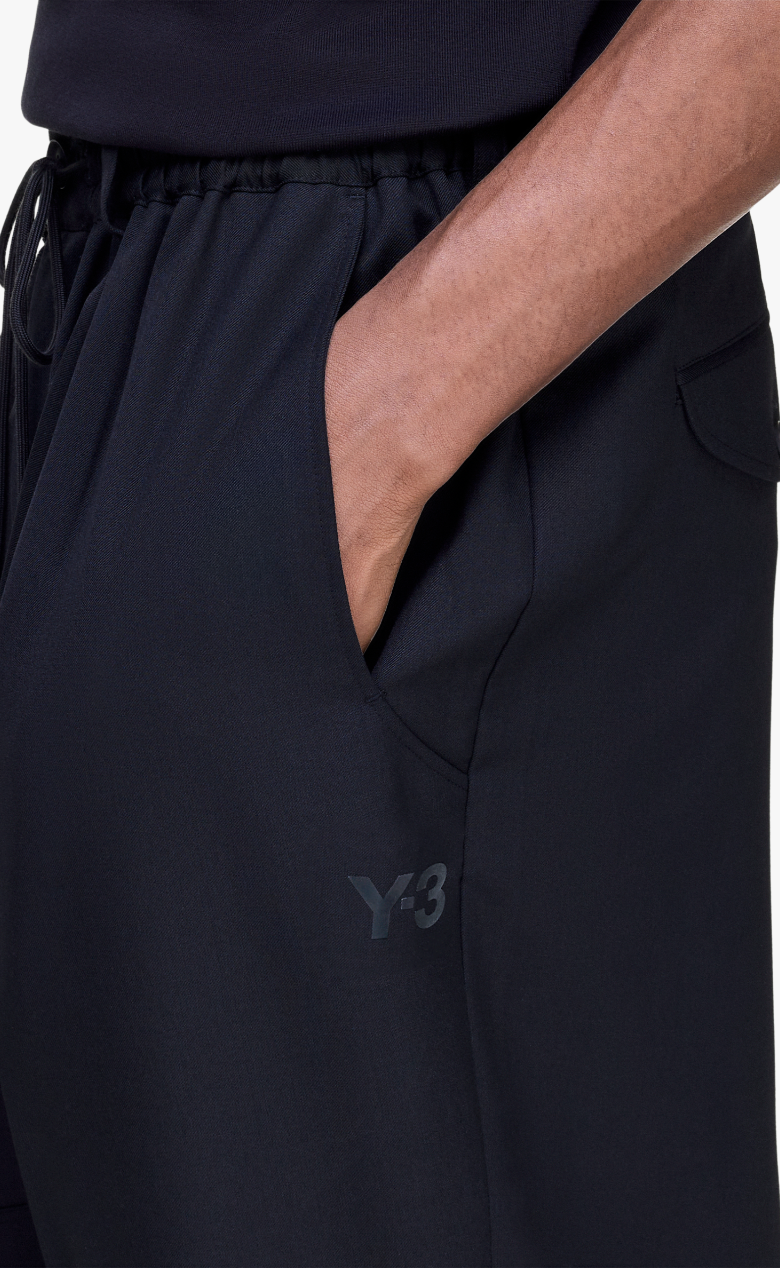 REF WOOL TP BLACK PANTS