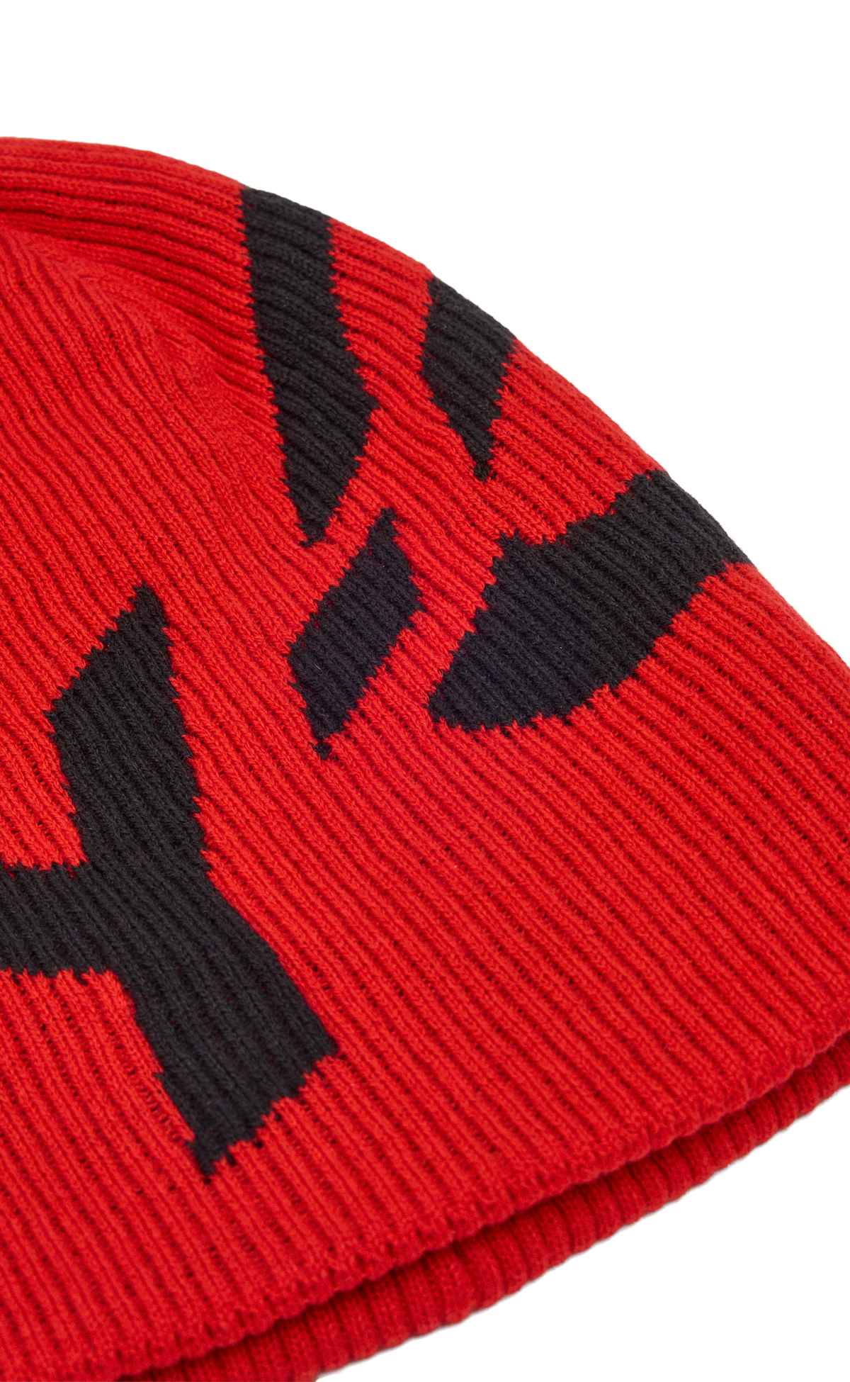 GRAPHIC LOGO RED BEANIE