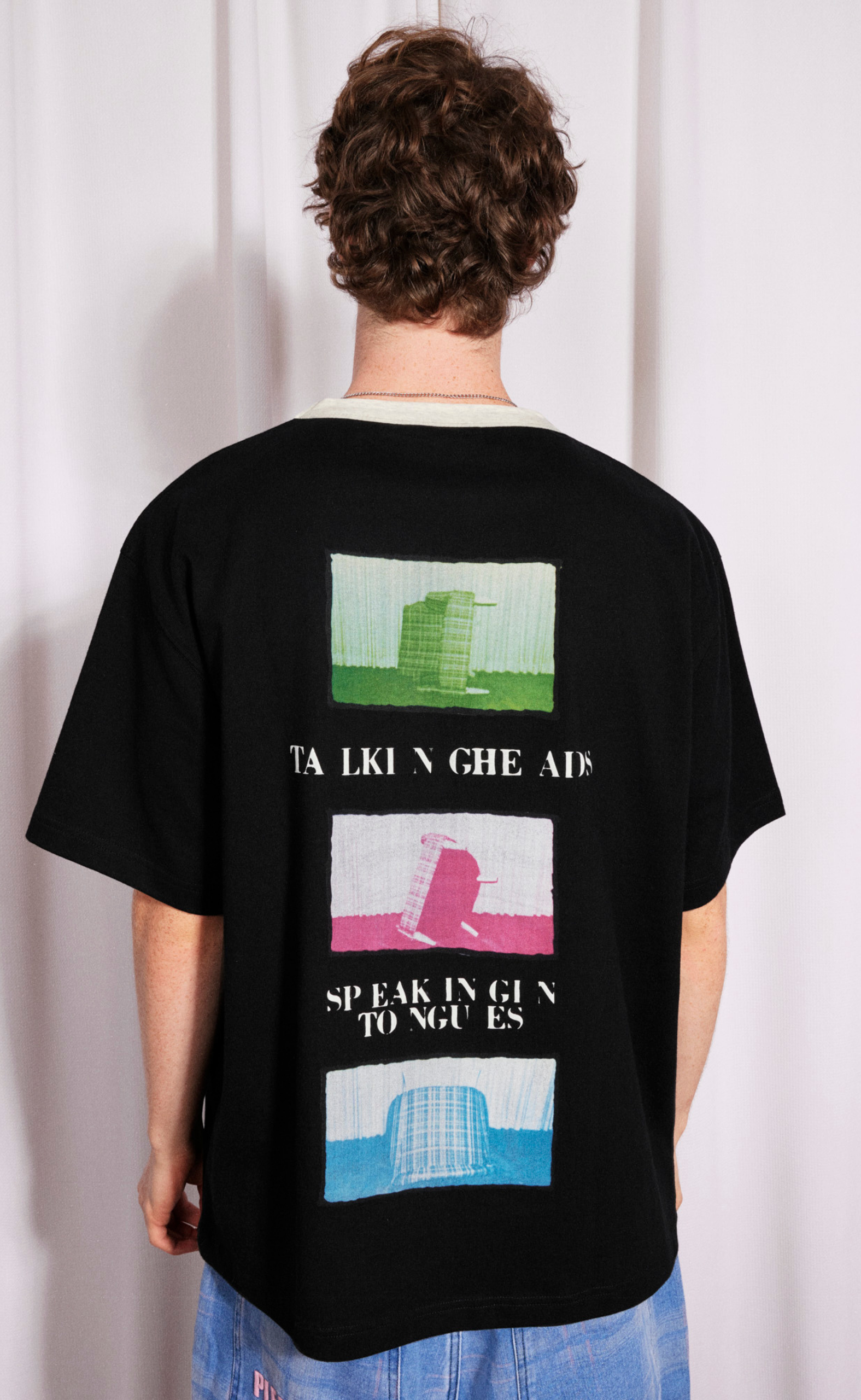 SPEAKING HEAVYWEIGHT BLACK T-SHIRT