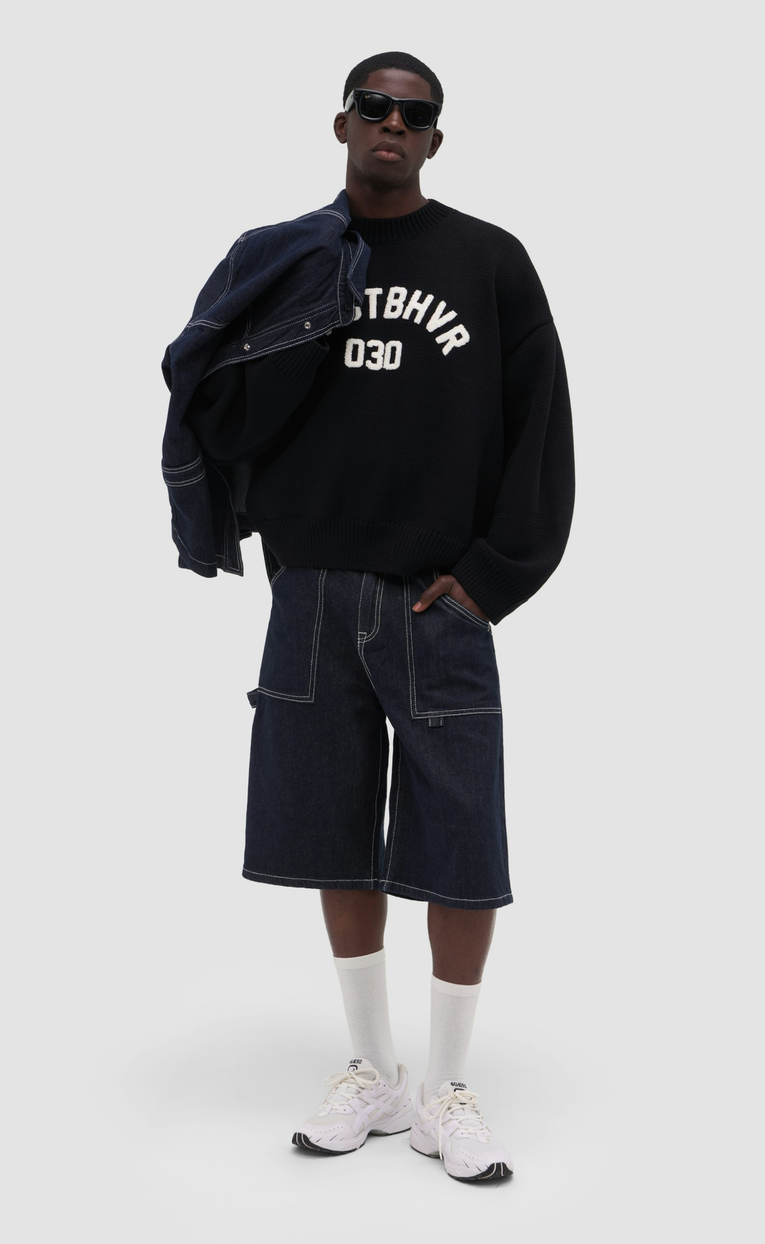 KIMI BERMUDA RAW BLUE SHORTS