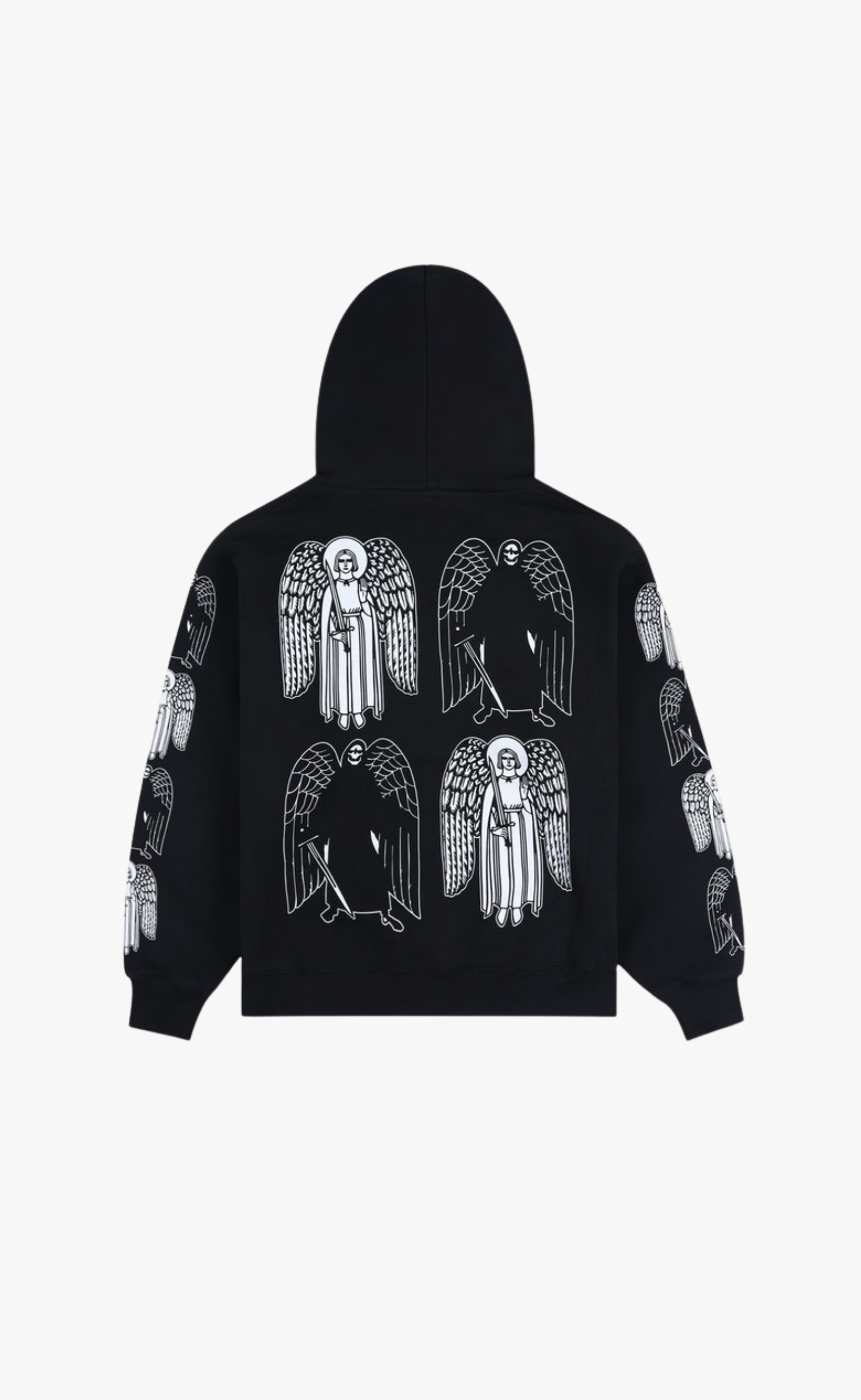 ANGEL DEMON BLACK HOODIE