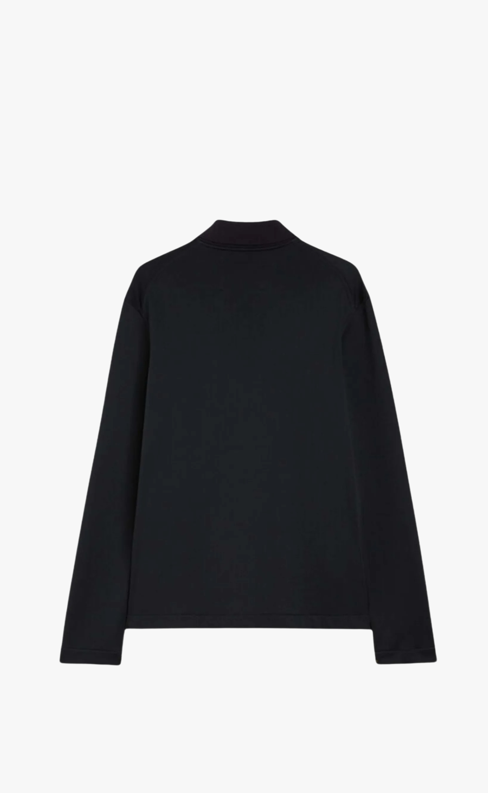 HALF-ZIP POLO BLACK LONGSLEEVE