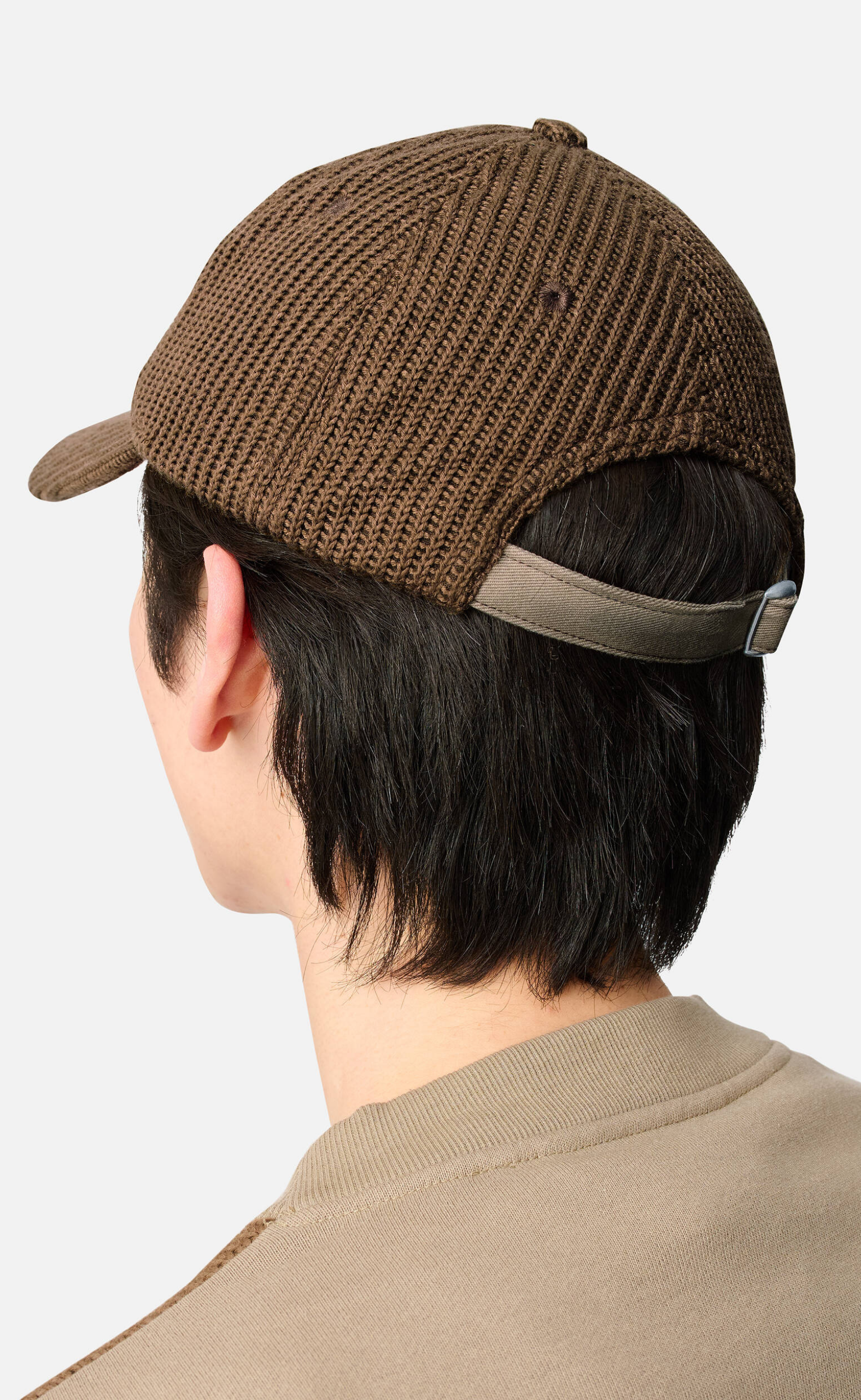 ARIGATO KNITTED BROWN HAT