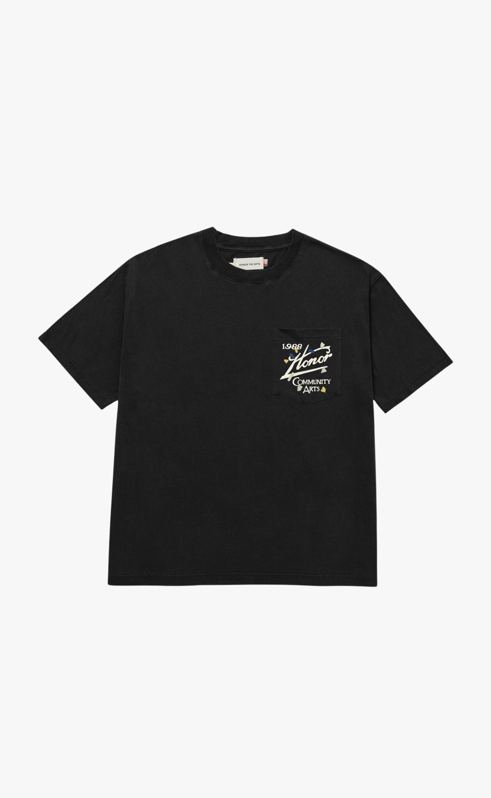 COMMUNITY ARTS BLACK T-SHIRT
