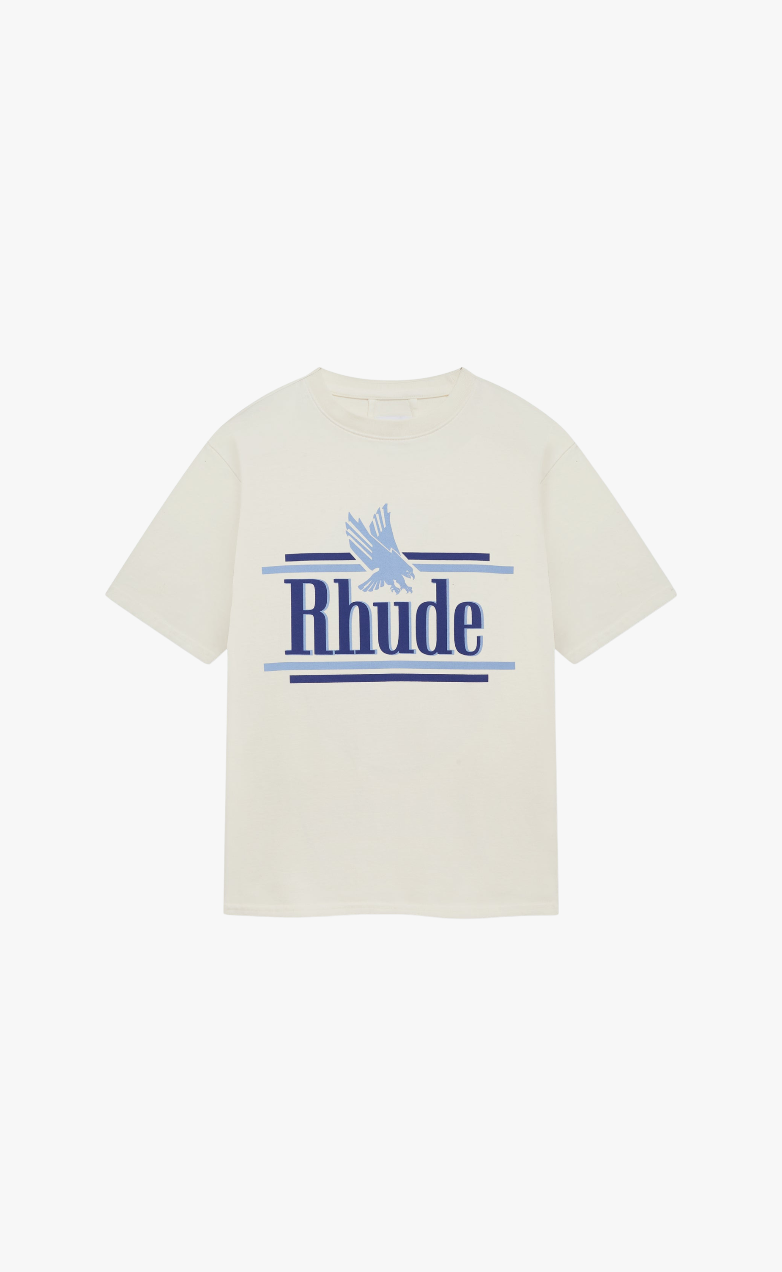RHUDE ROSSA VINTAGE WHITE T-SHIRT