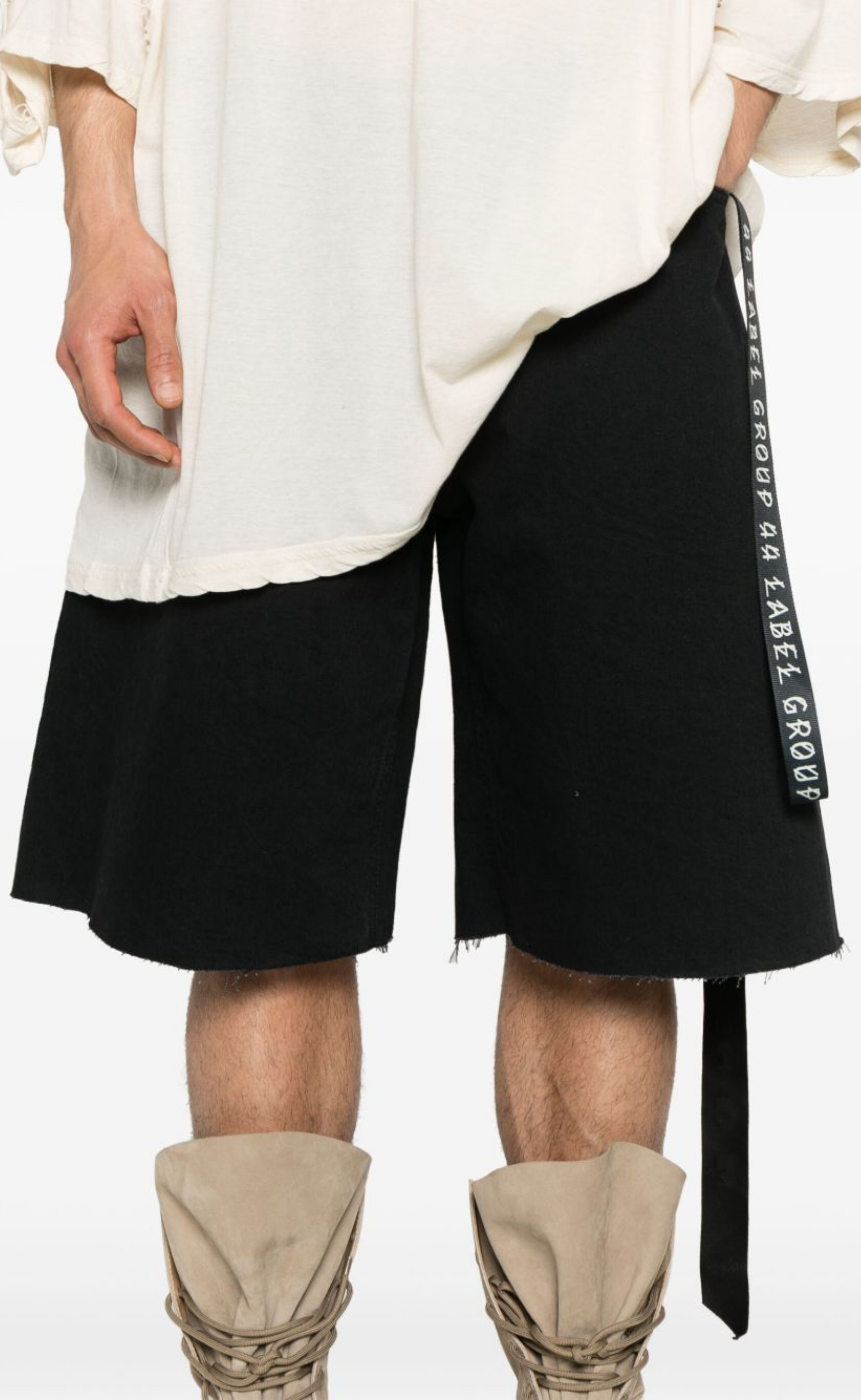 44 PAPPAS BLACK SHORTS
