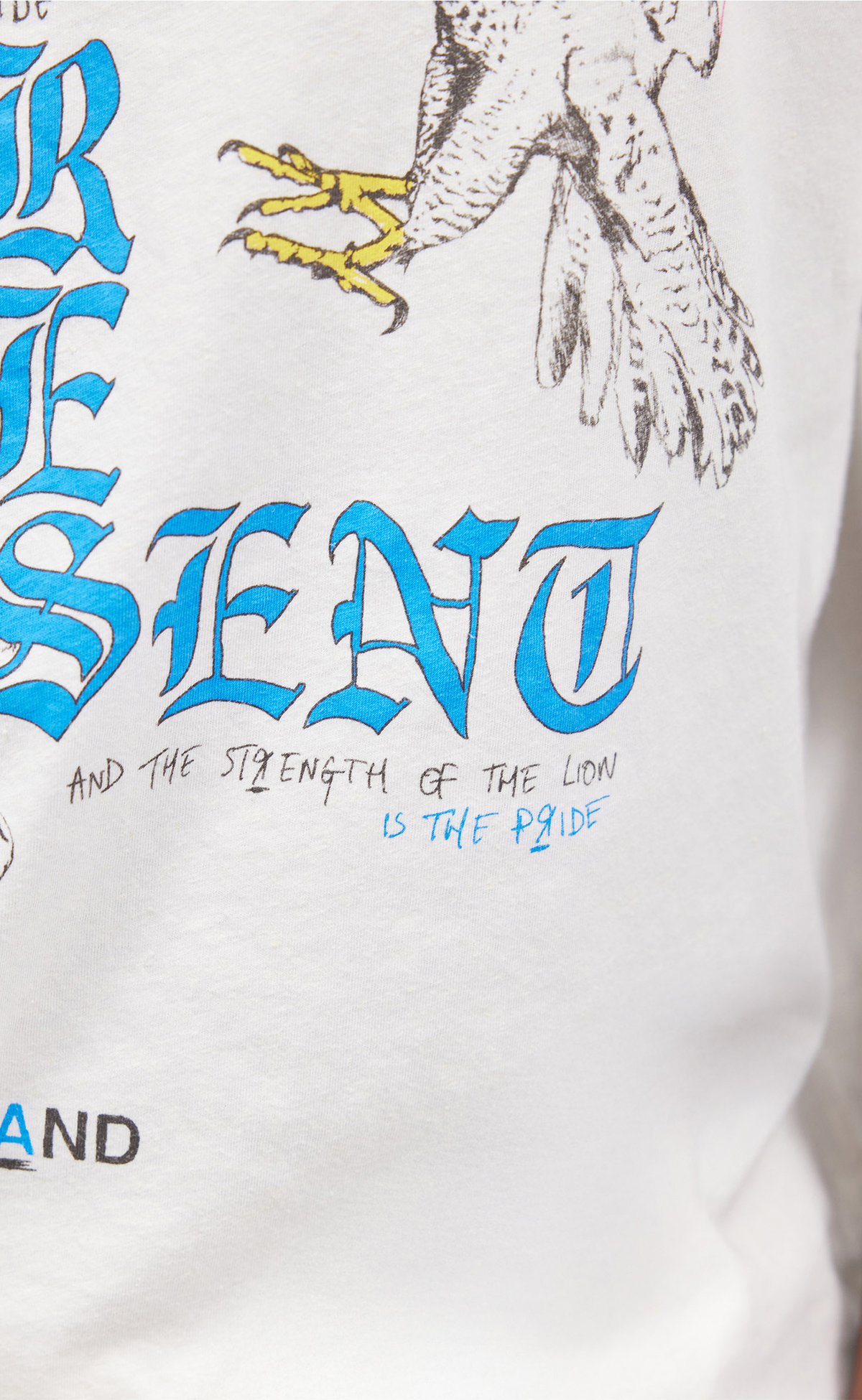 ENEMY FLAT WHITE T-SHIRT