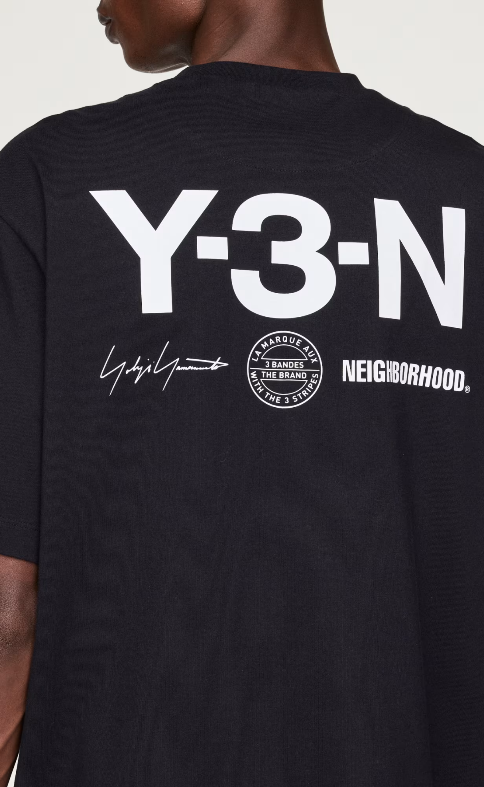 Y-3 NBHD GRAPHIC BLACK T-SHIRT