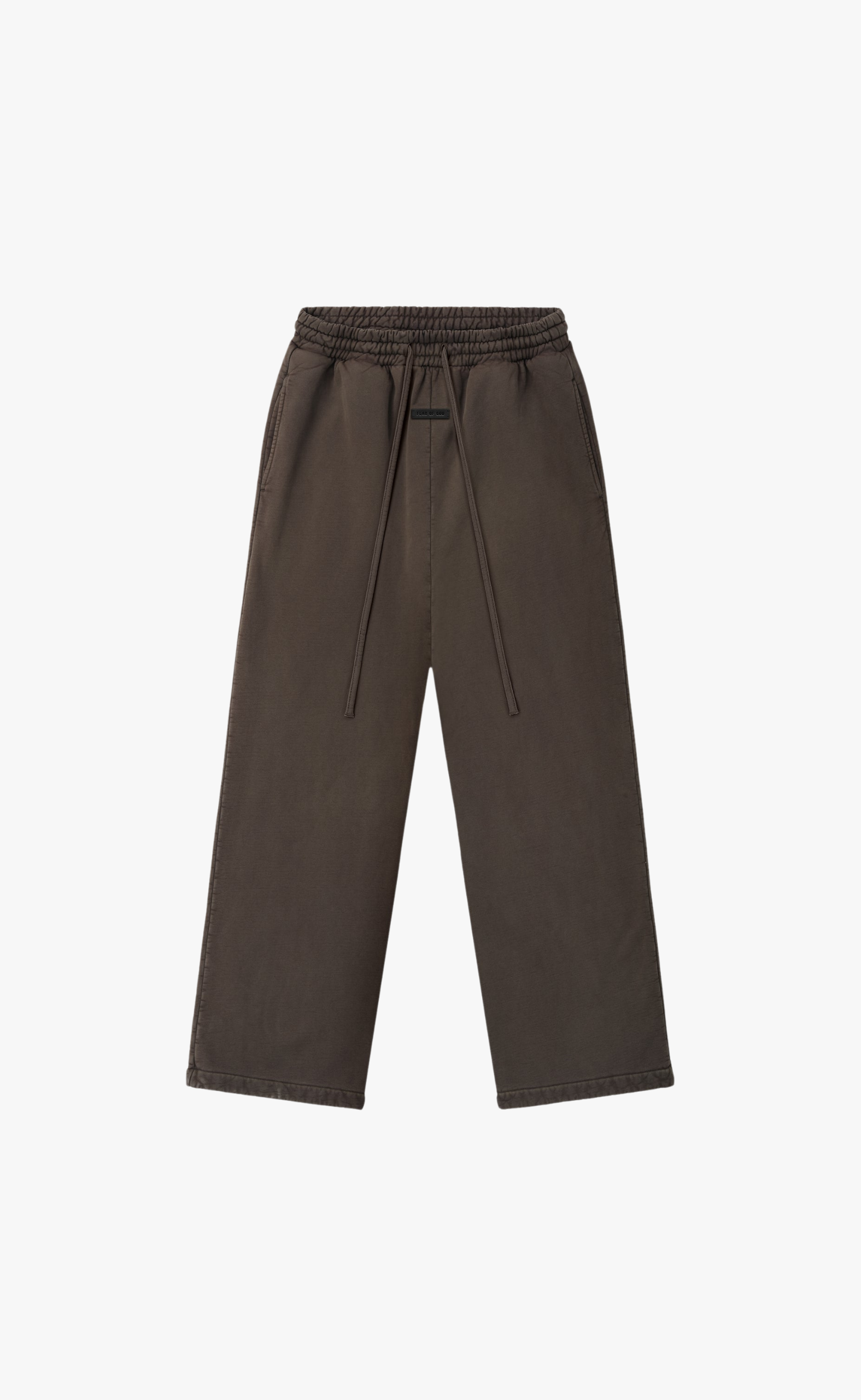 SUNFADED WIDE LEG FADED BROWN SWEATPANTS