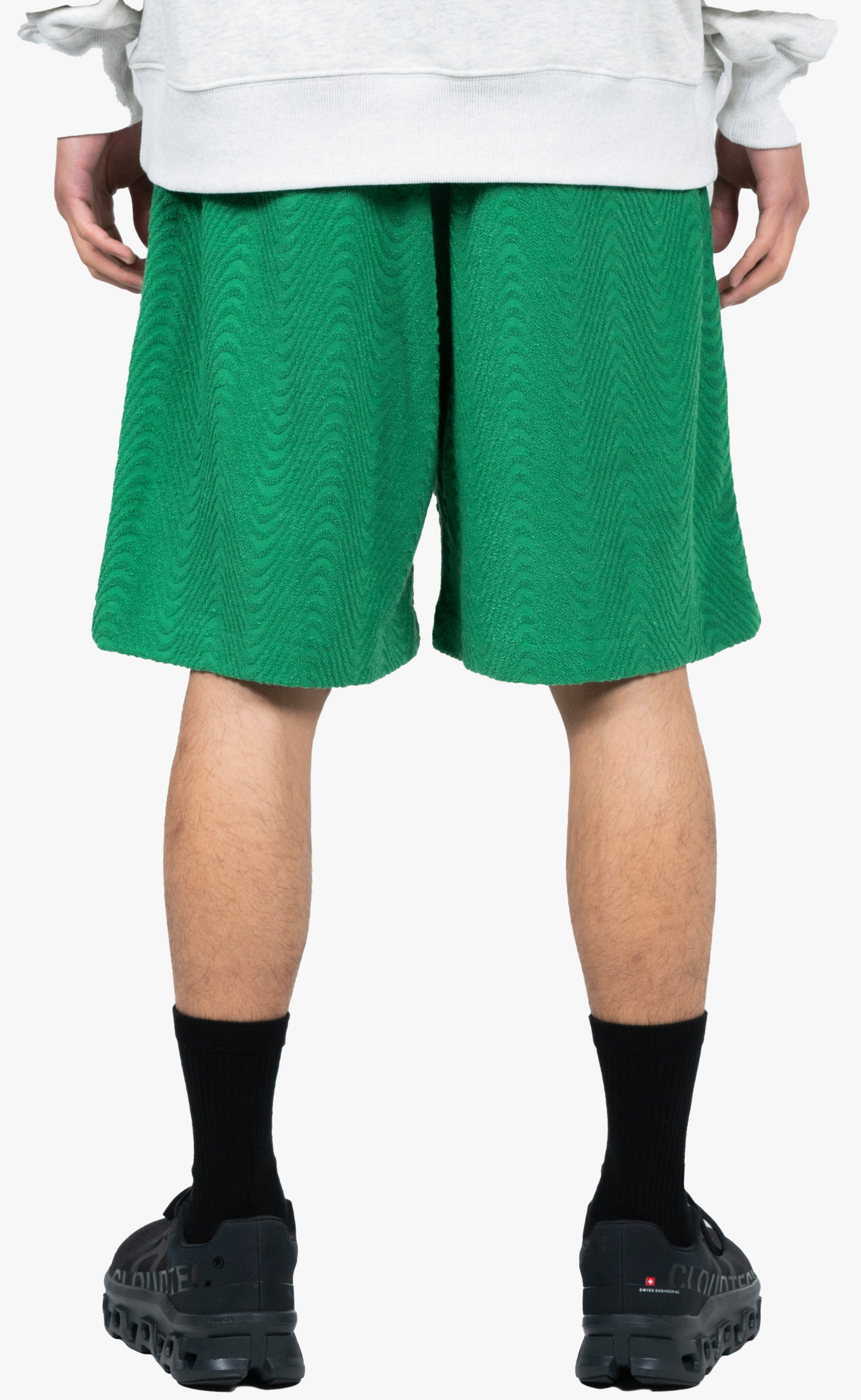 ZEN TERRY GREEN SHORTS