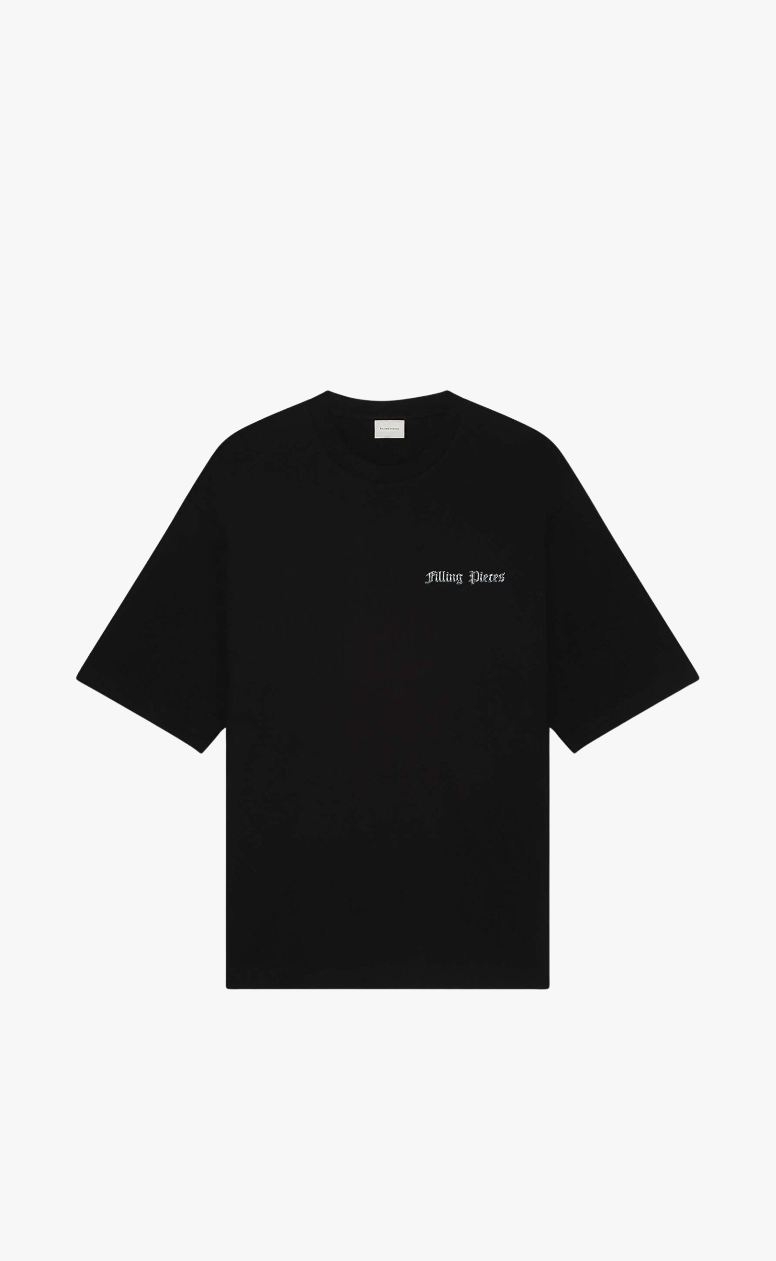 T-SHIRT CHROME FLOWER BLACK