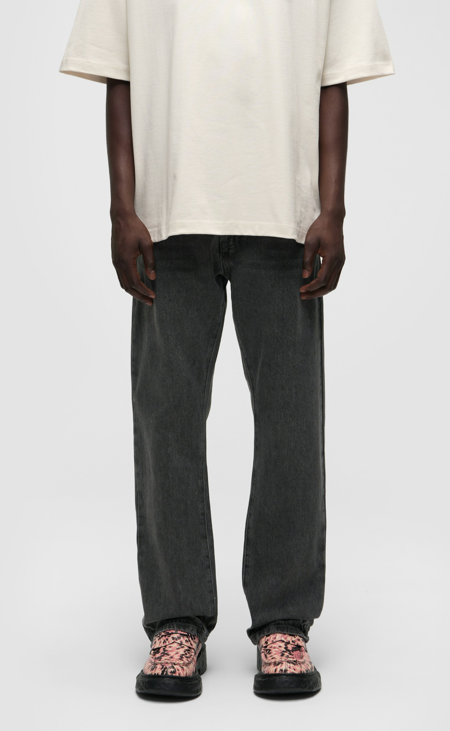 LUIS V3 GRAY WASHED JEANS