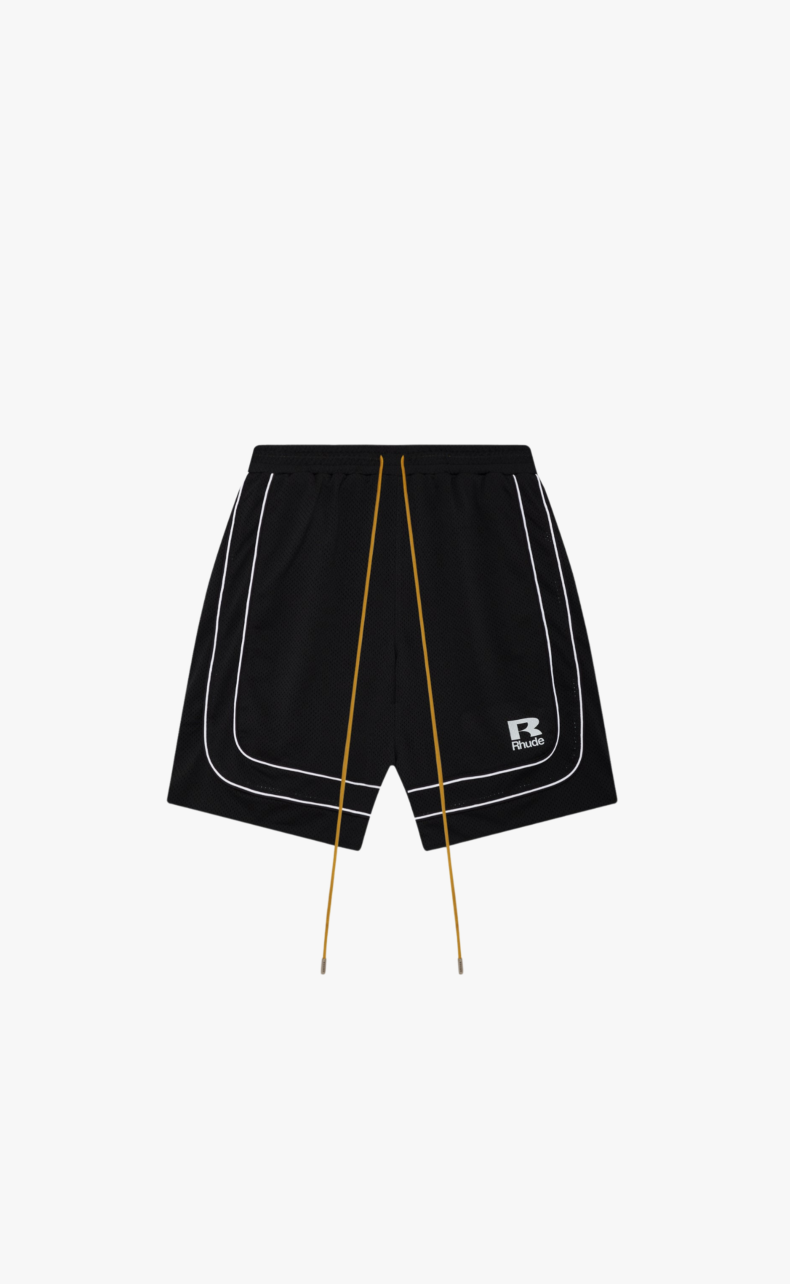 BAGGY MESH BASKETBALL BLACK SHORTS