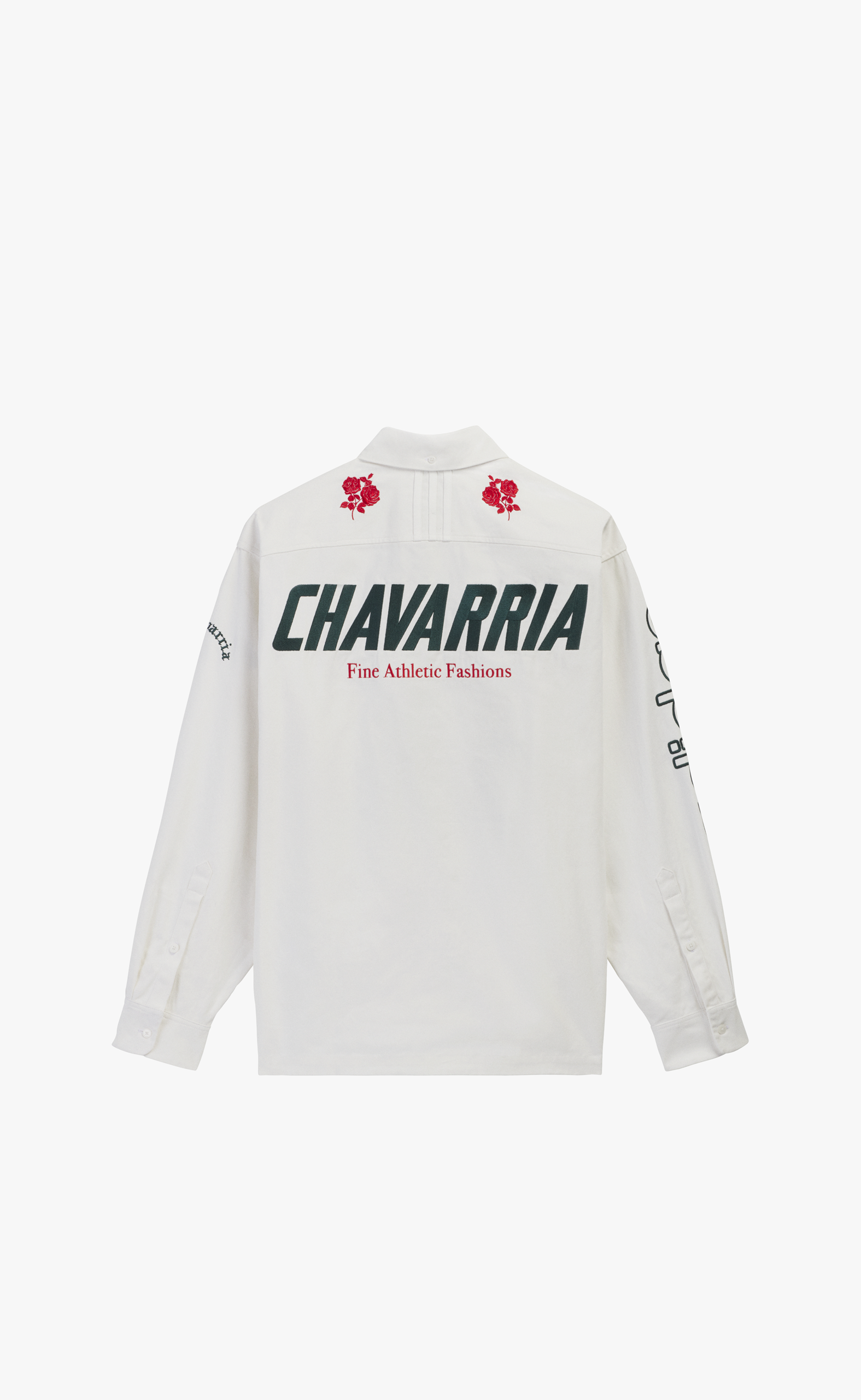 CHAVARRIA BUTTON UP WHITE SHIRT